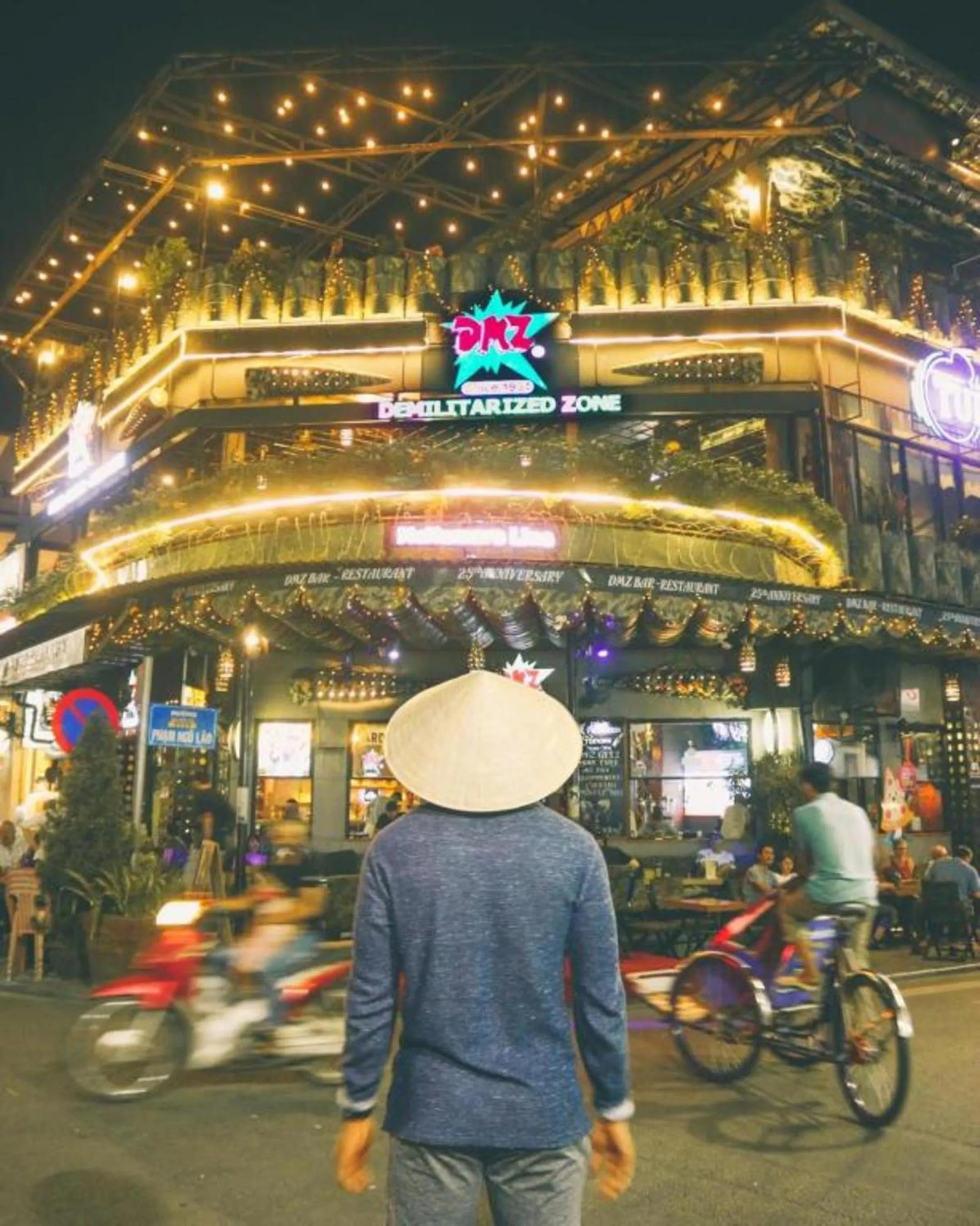 Facade/entrance in DMZ Hostel