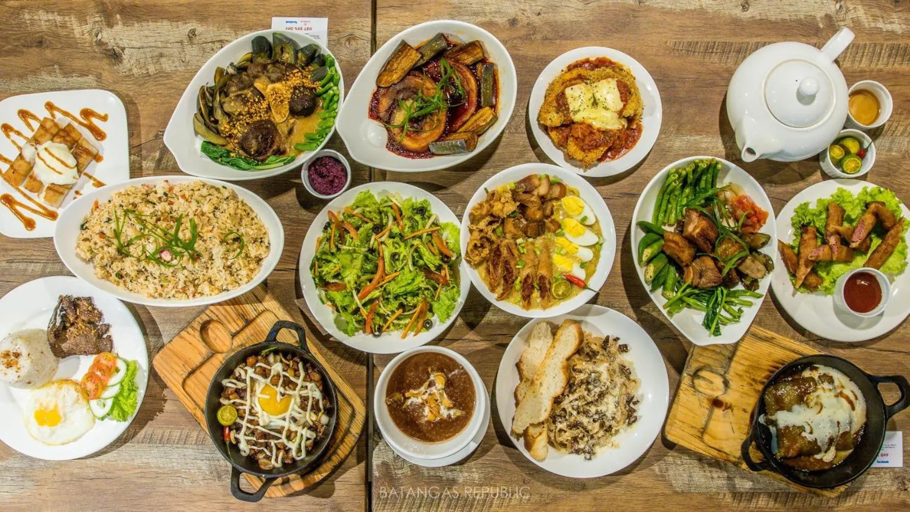 Food and drinks in Bravo Tanauan Hotel