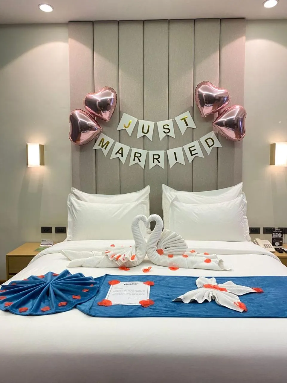 Bed in Bravo Tanauan Hotel