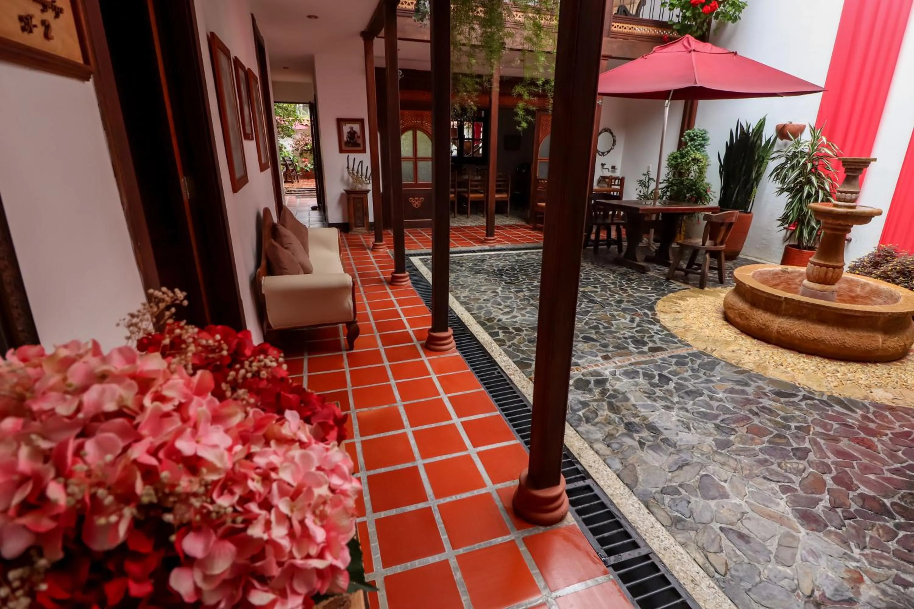 Seating area in Casa Lola Hotel Boutique
