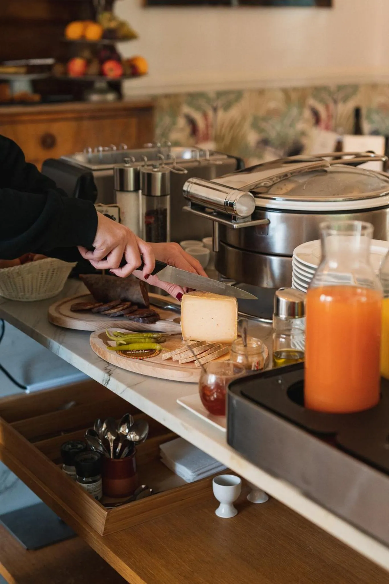 Breakfast in Hotel Edouard VII