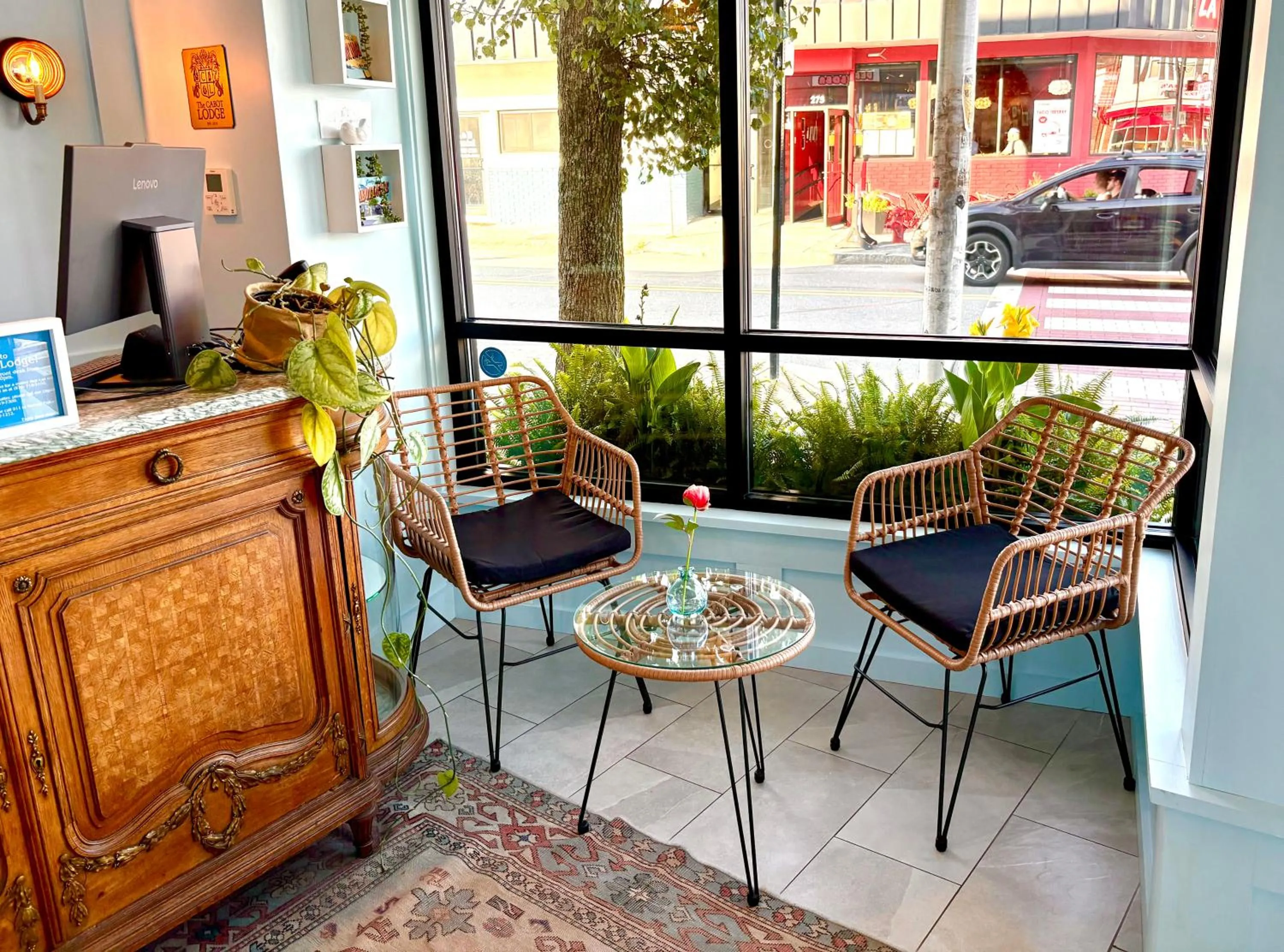 Lobby or reception in The Cabot Lodge