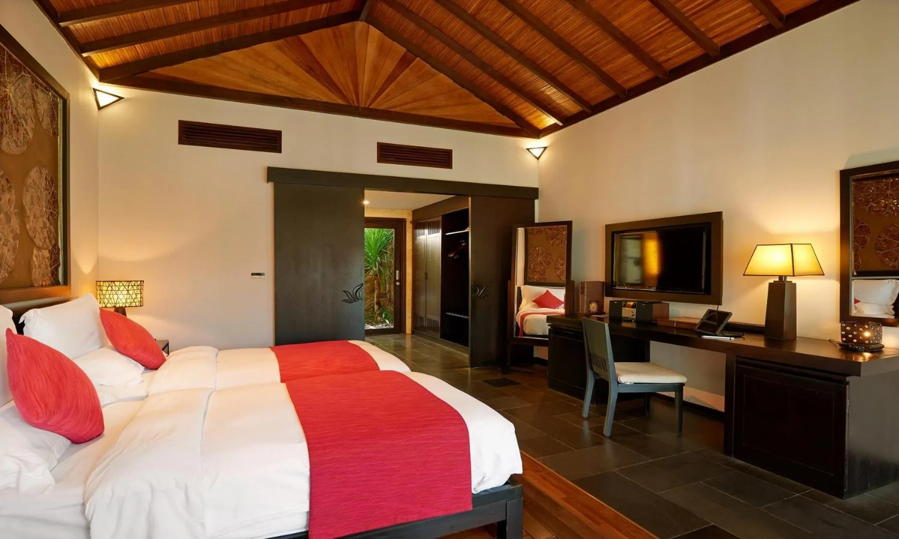 Shower, Bed in Amiana Resort Nha Trang