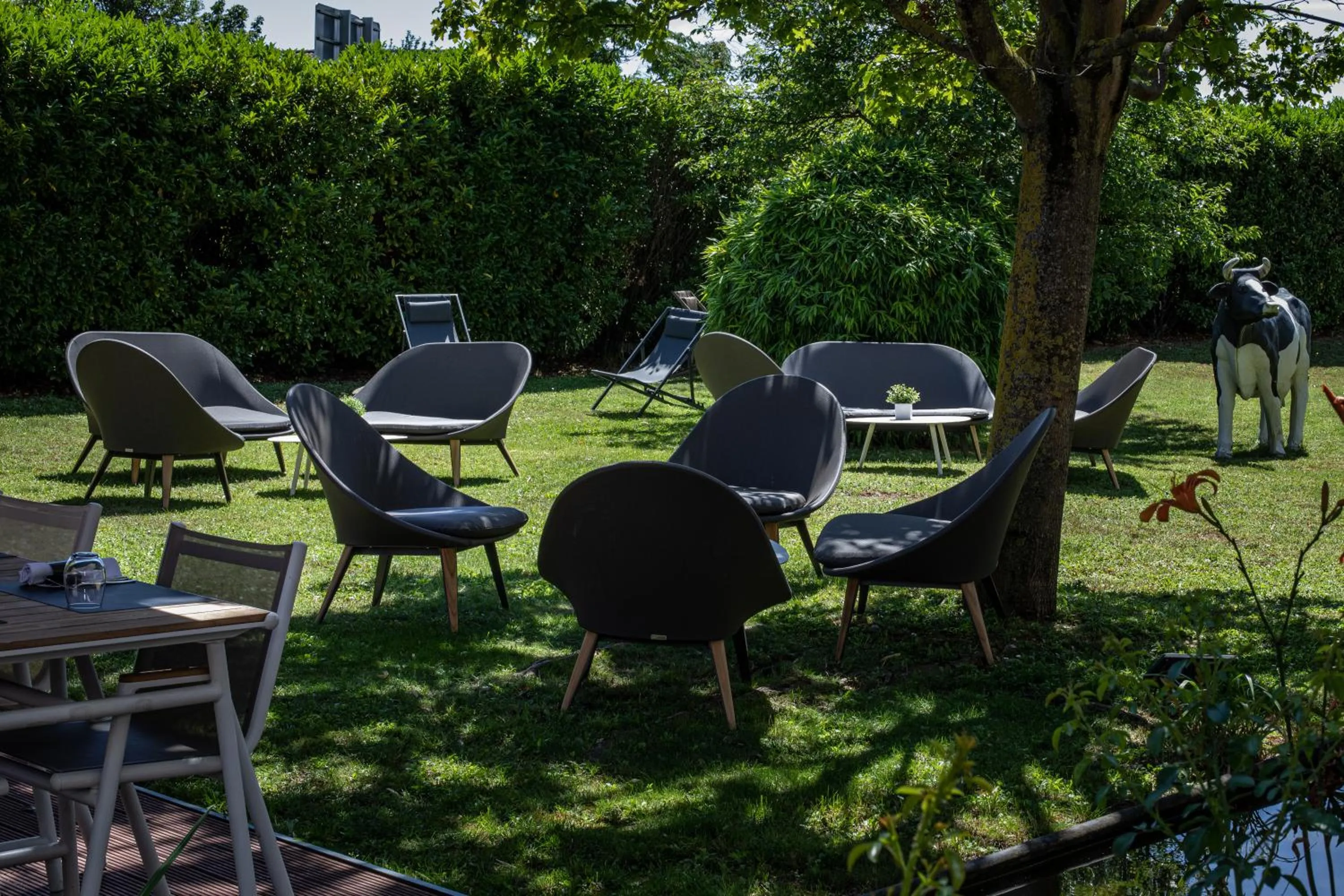 Garden in Mercure Lyon Genas Eurexpo