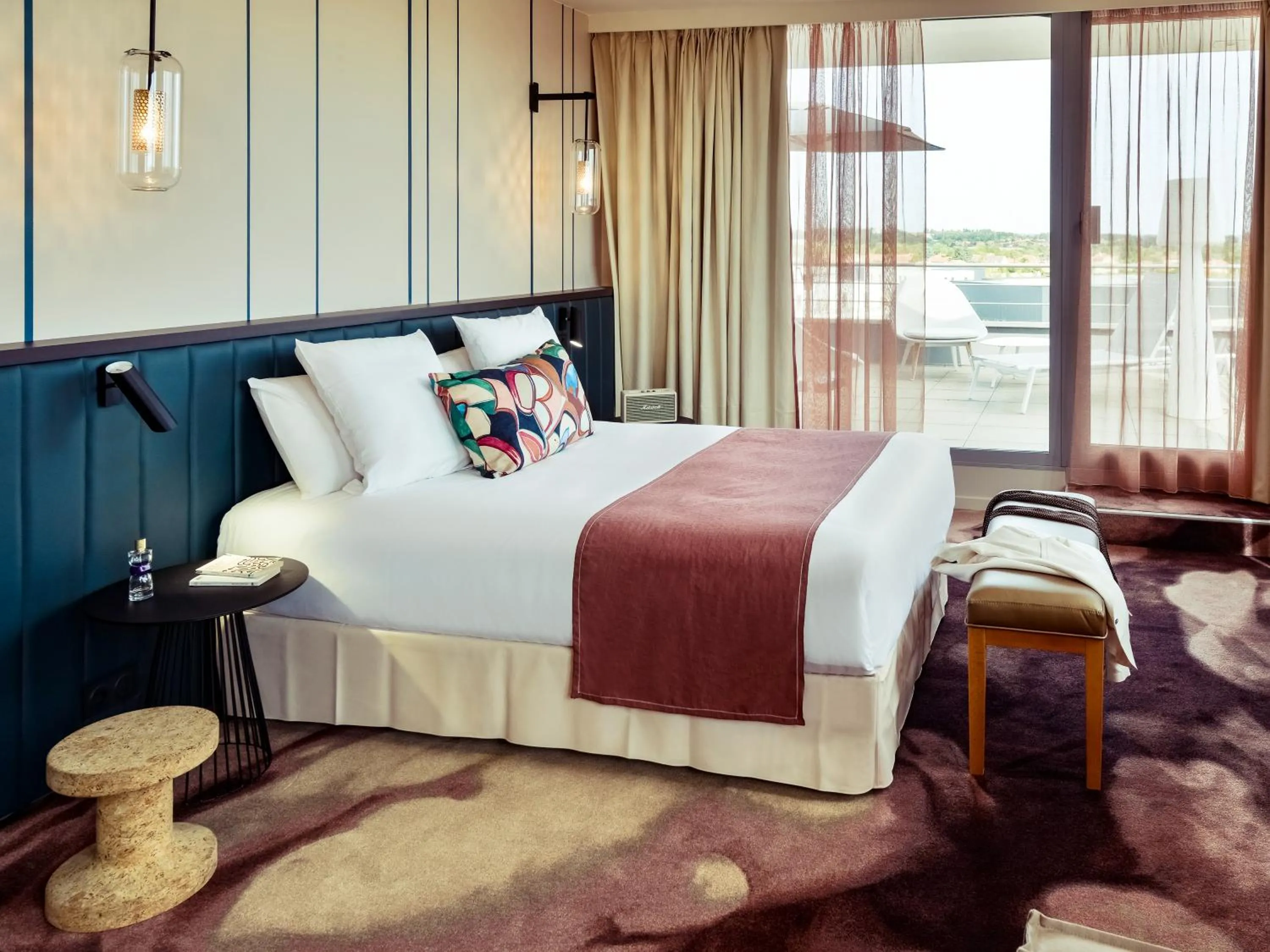 Bedroom, Bed in Mercure Lyon Genas Eurexpo