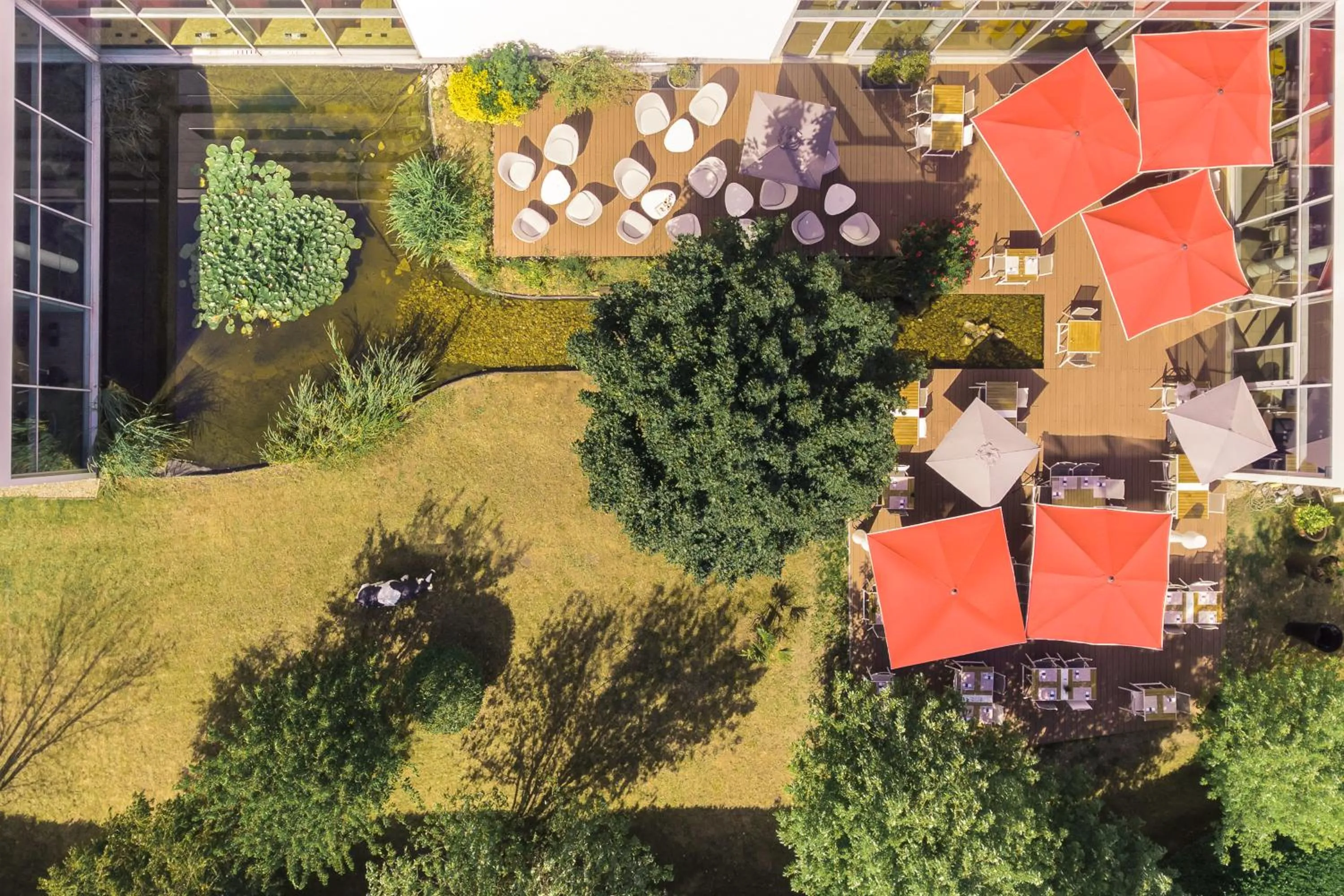 Bird's eye view in Mercure Lyon Genas Eurexpo