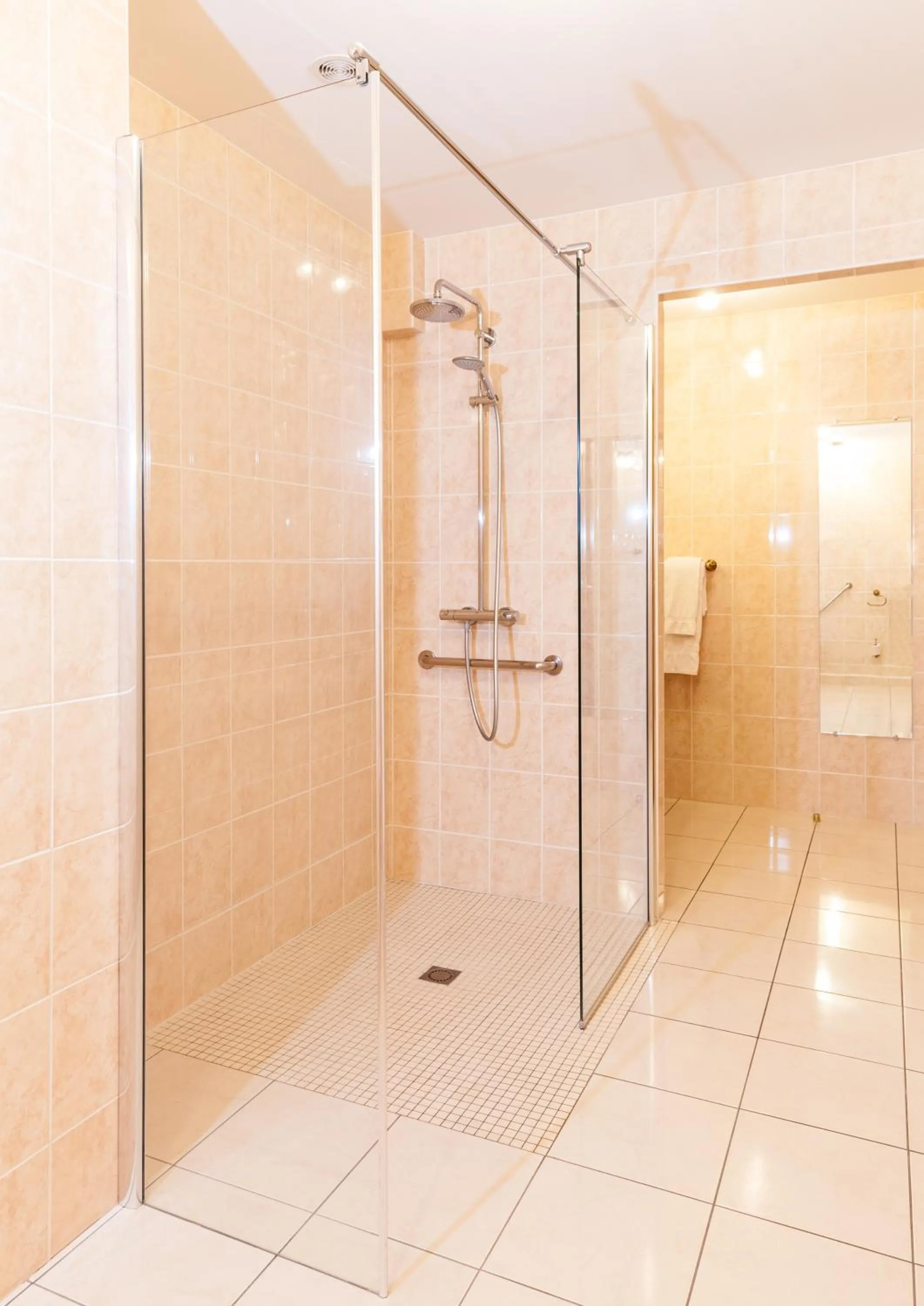 Bathroom in Logis Hotel de La Cloche