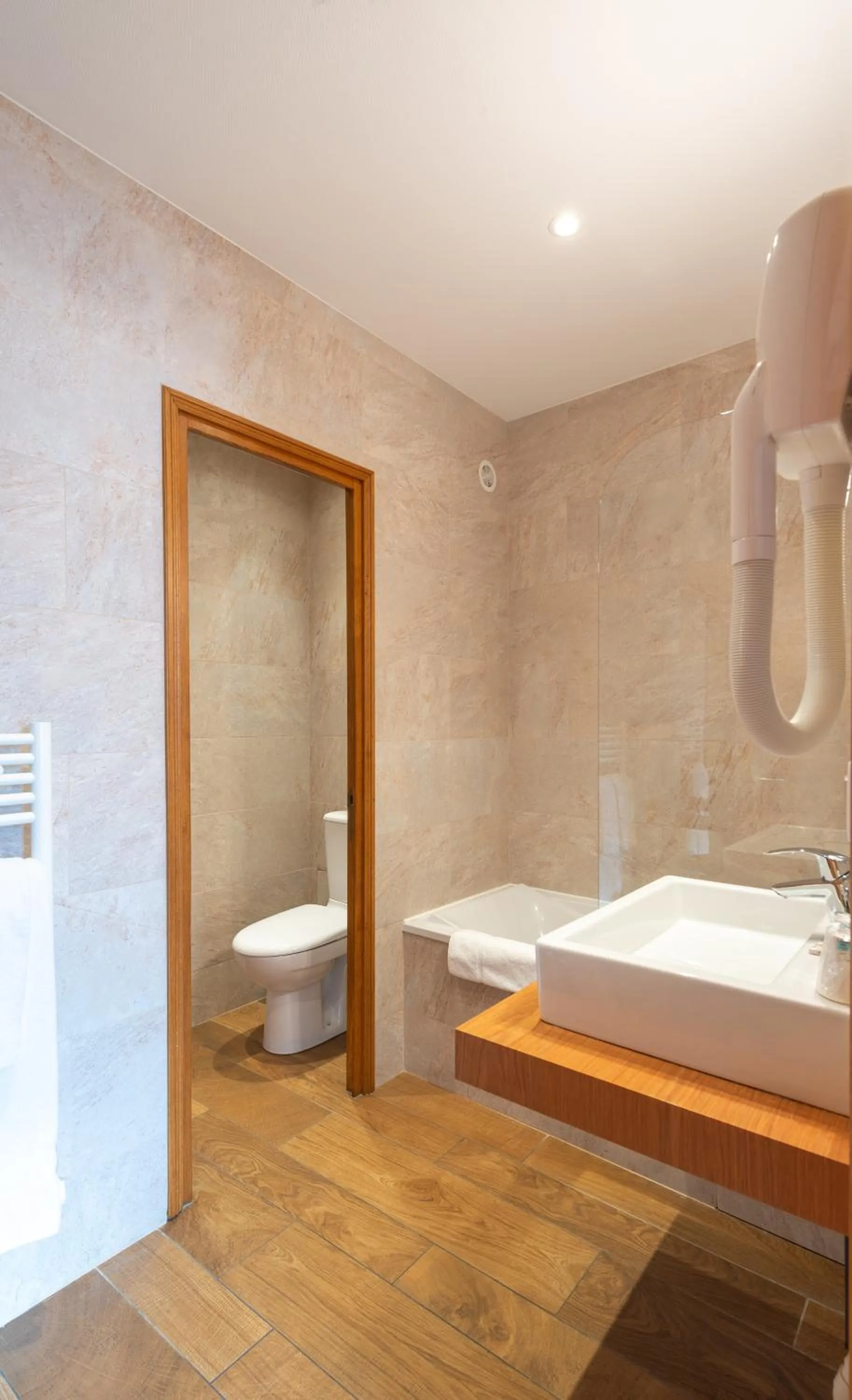 Bathroom in Logis Hotel de La Cloche