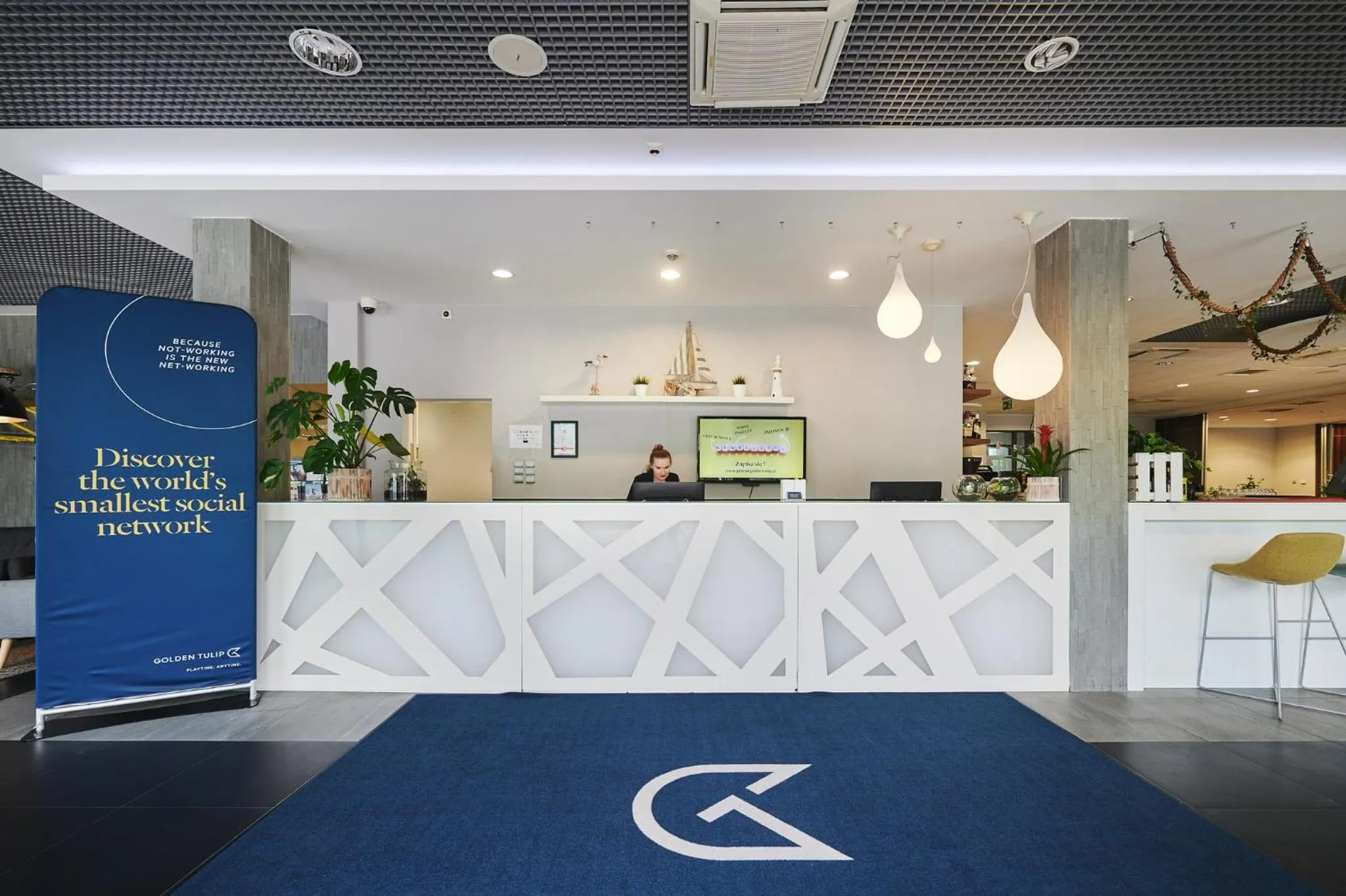 Lobby or reception in Golden Tulip Gdańsk Residence