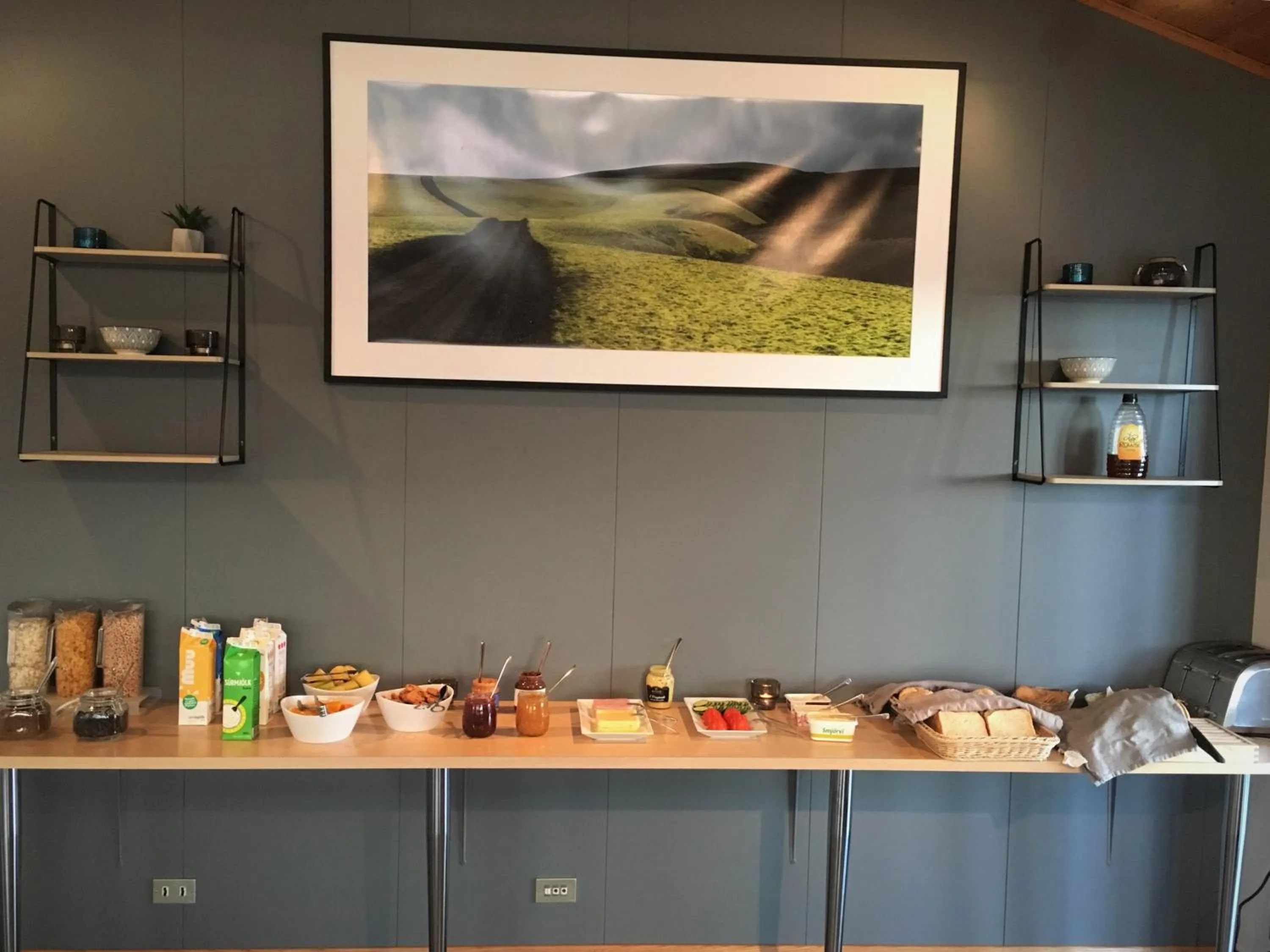 Breakfast in Hunkubakkar Guesthouse