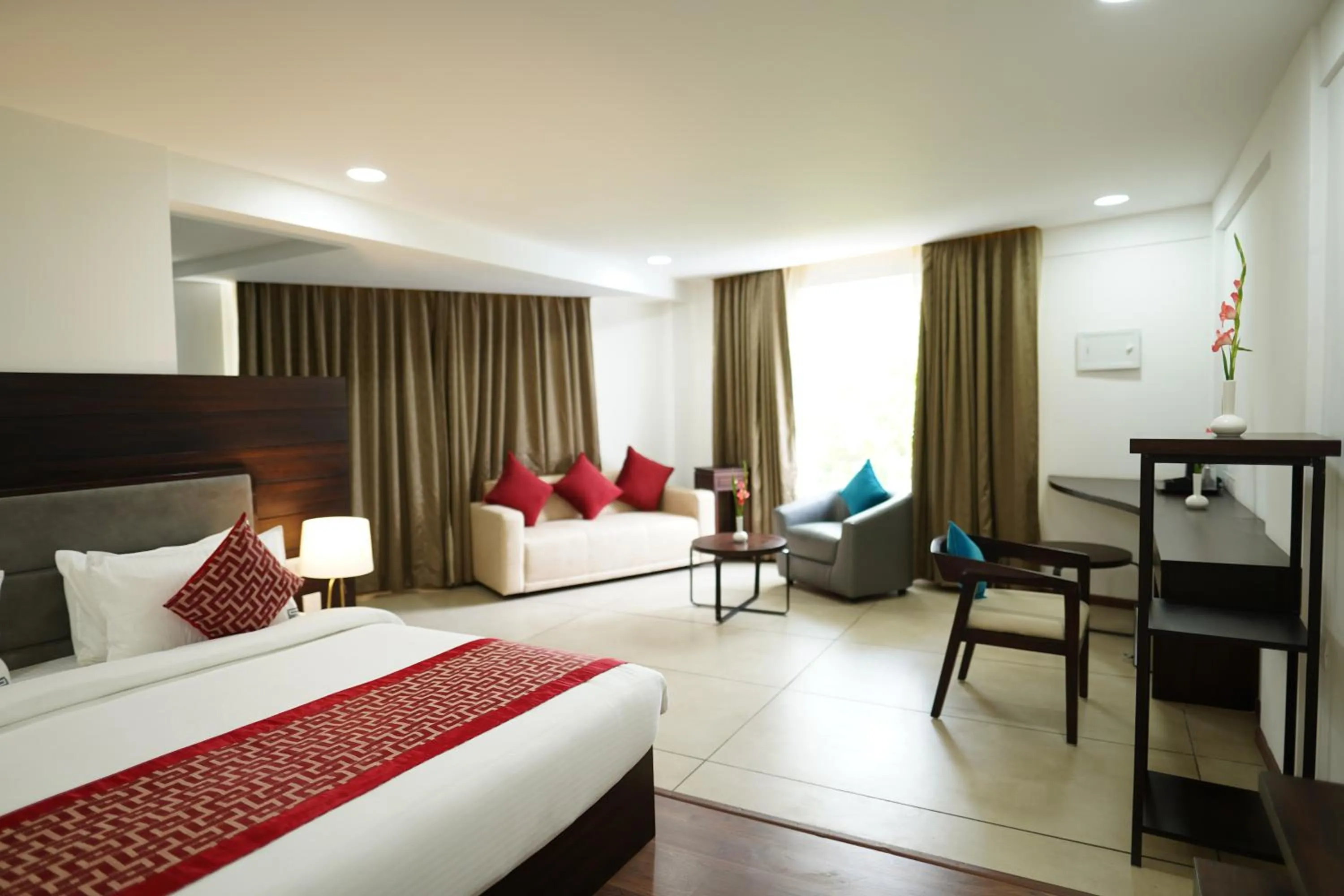 Photo of the whole room, Bed in The Terrace by Ladder Mgd by Citrine