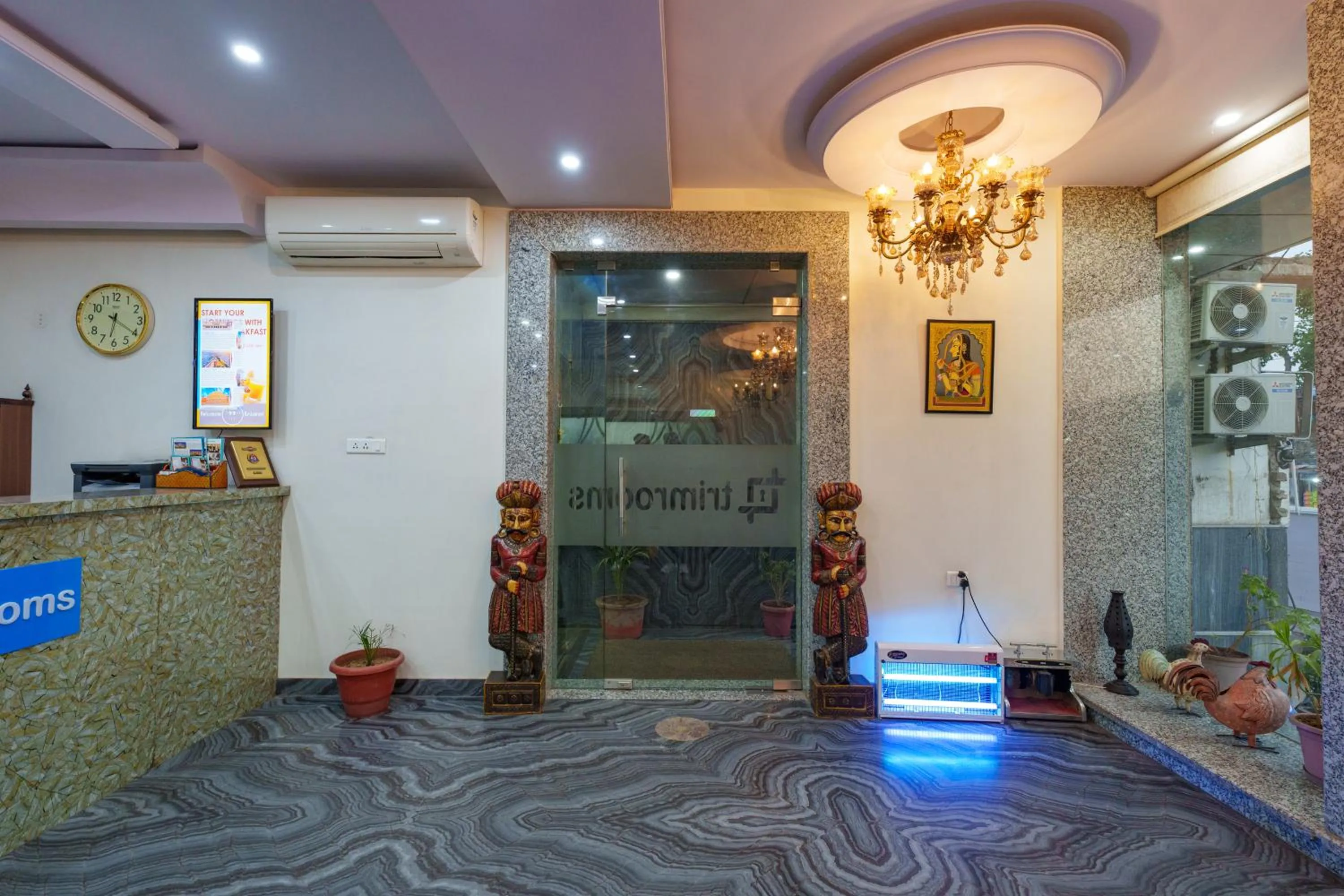 Lobby or reception in Trimrooms Mount Blue