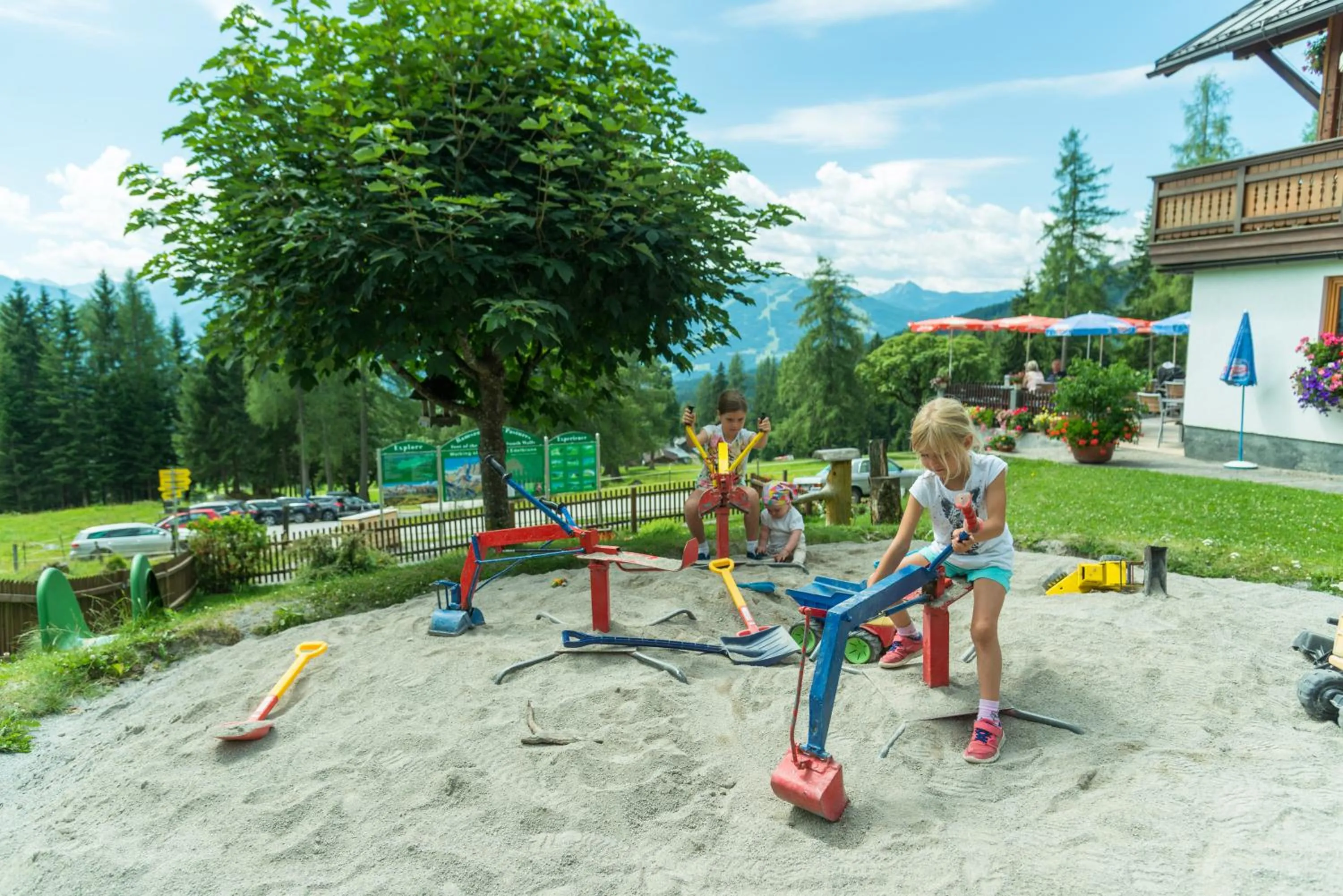 Children play ground in Gasthof Edelbrunn