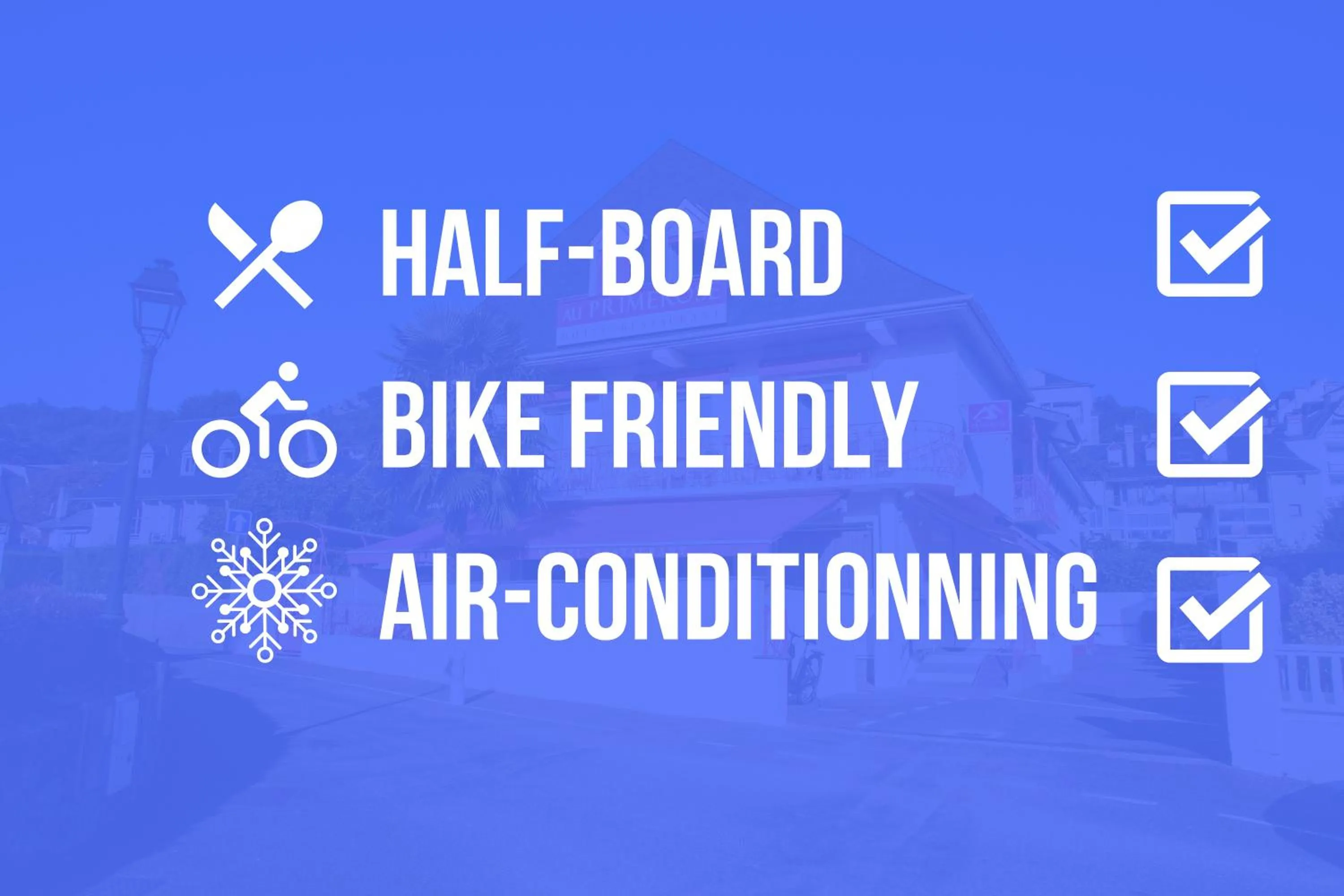 Logo/Certificate/Sign in Au Primerose Hôtel