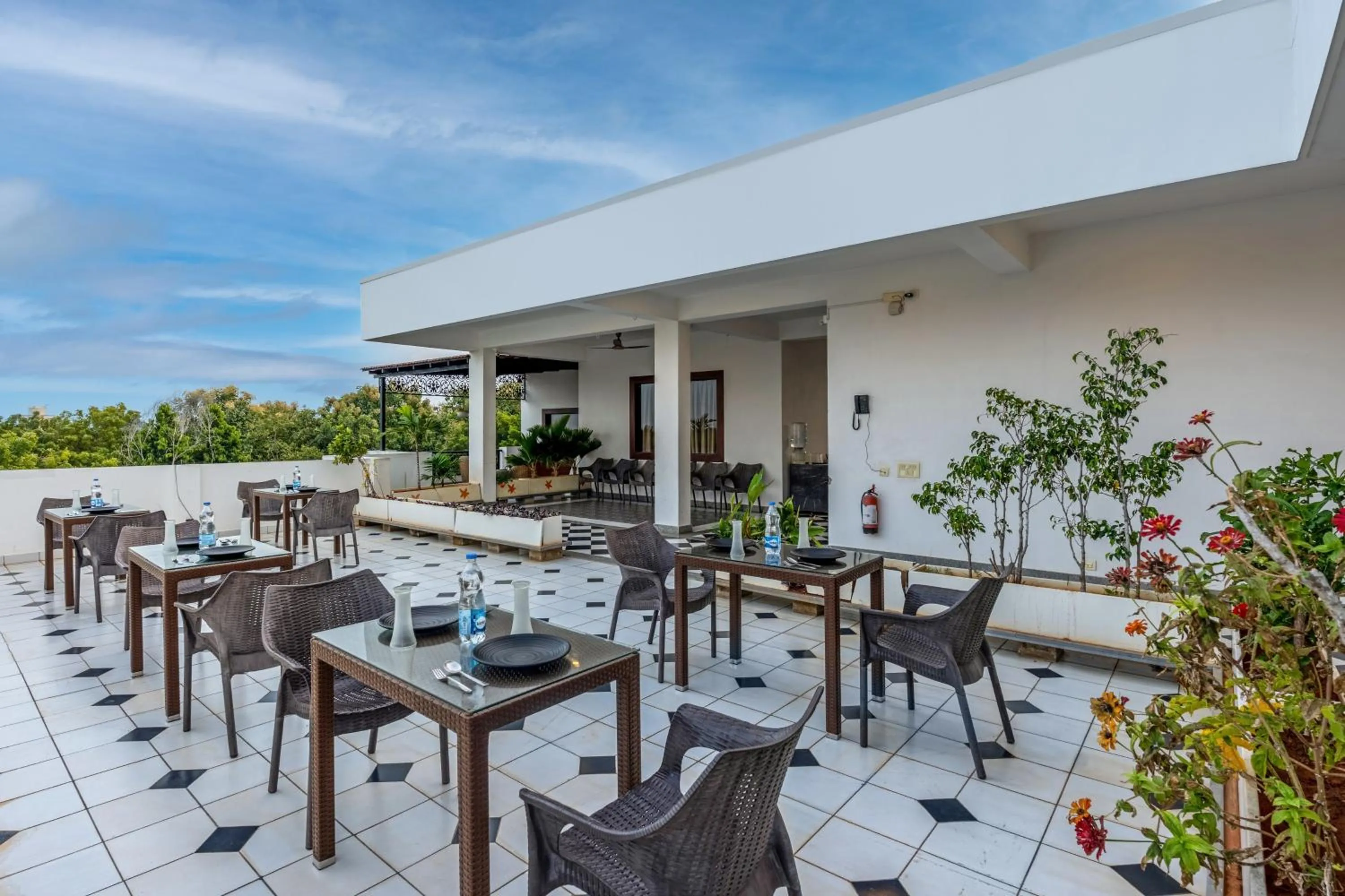 Dining area in Treebo Premium Villa Escape In With Pool View