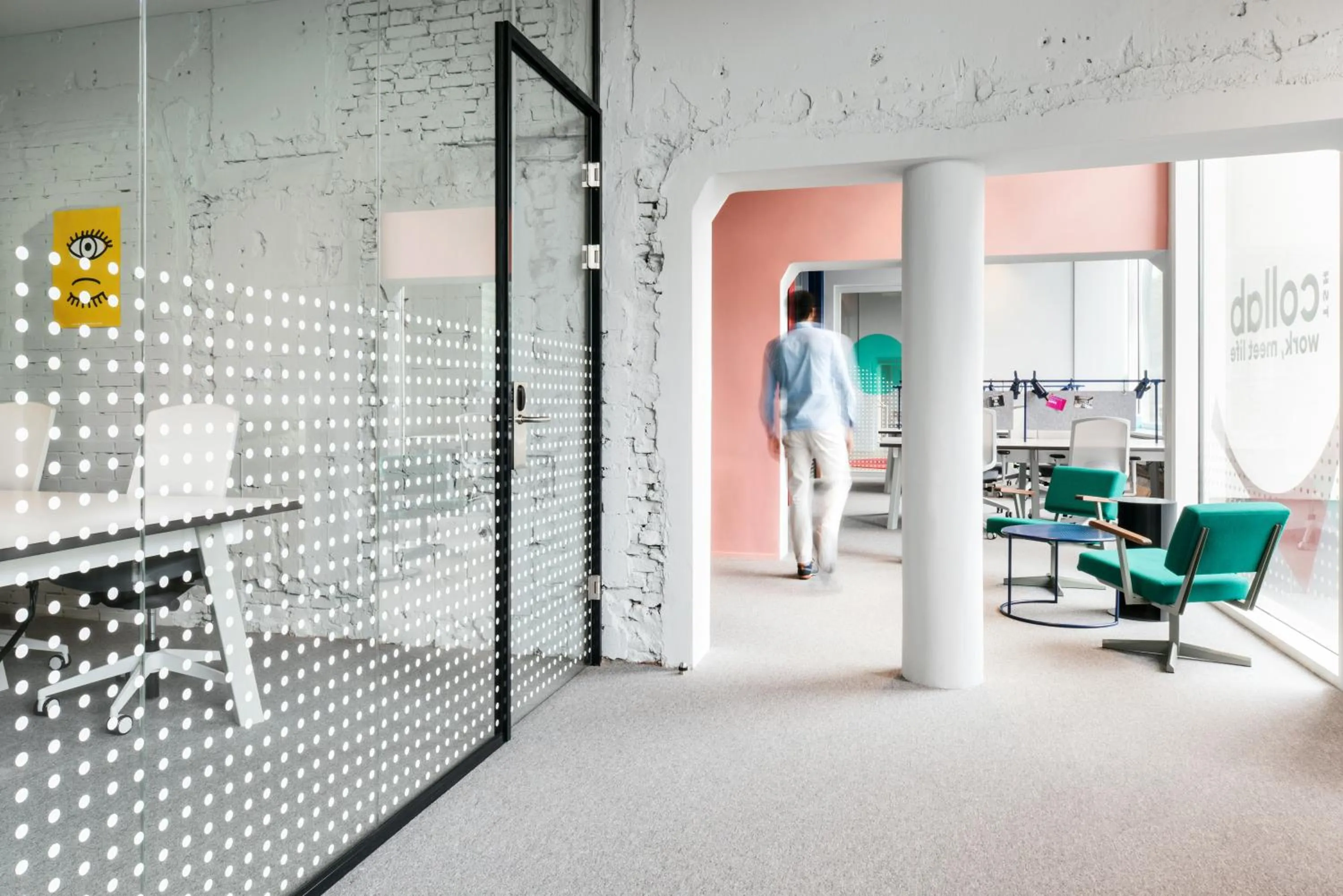 Meeting/conference room in The Social Hub Rotterdam