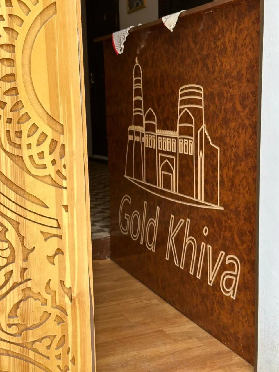 Logo/Certificate/Sign in Gold Khiva
