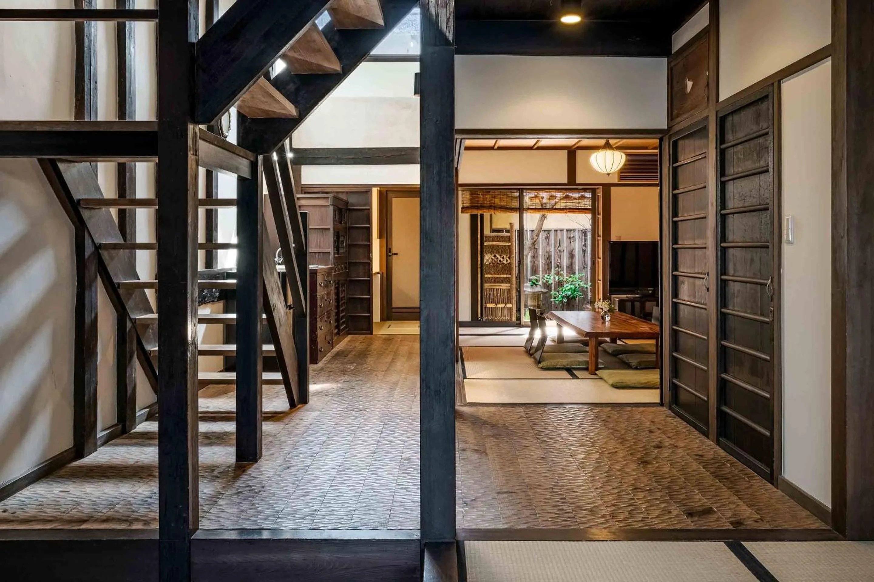 Living room in Hatoba an Machiya House