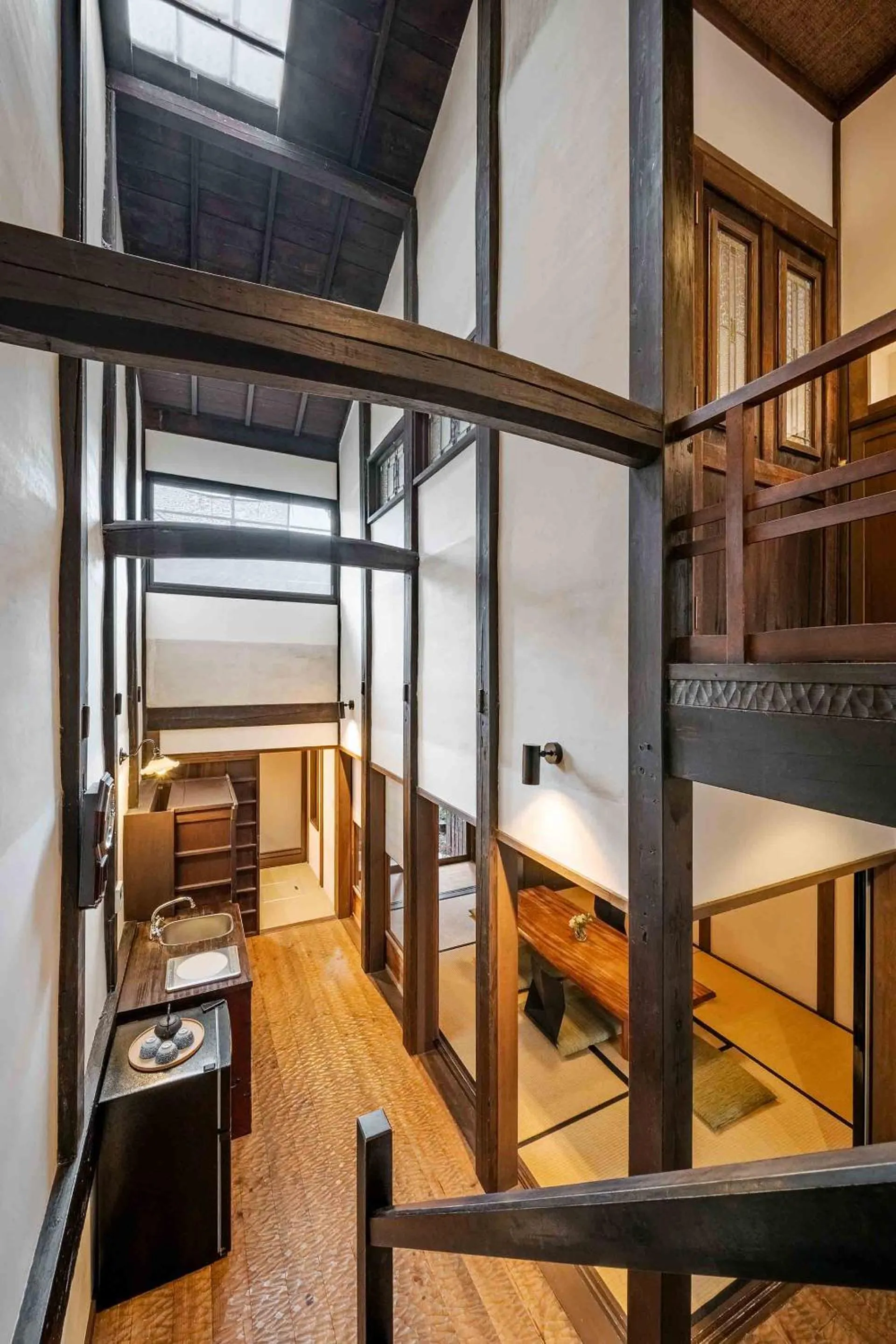 Decorative detail, Bed in Hatoba an Machiya House