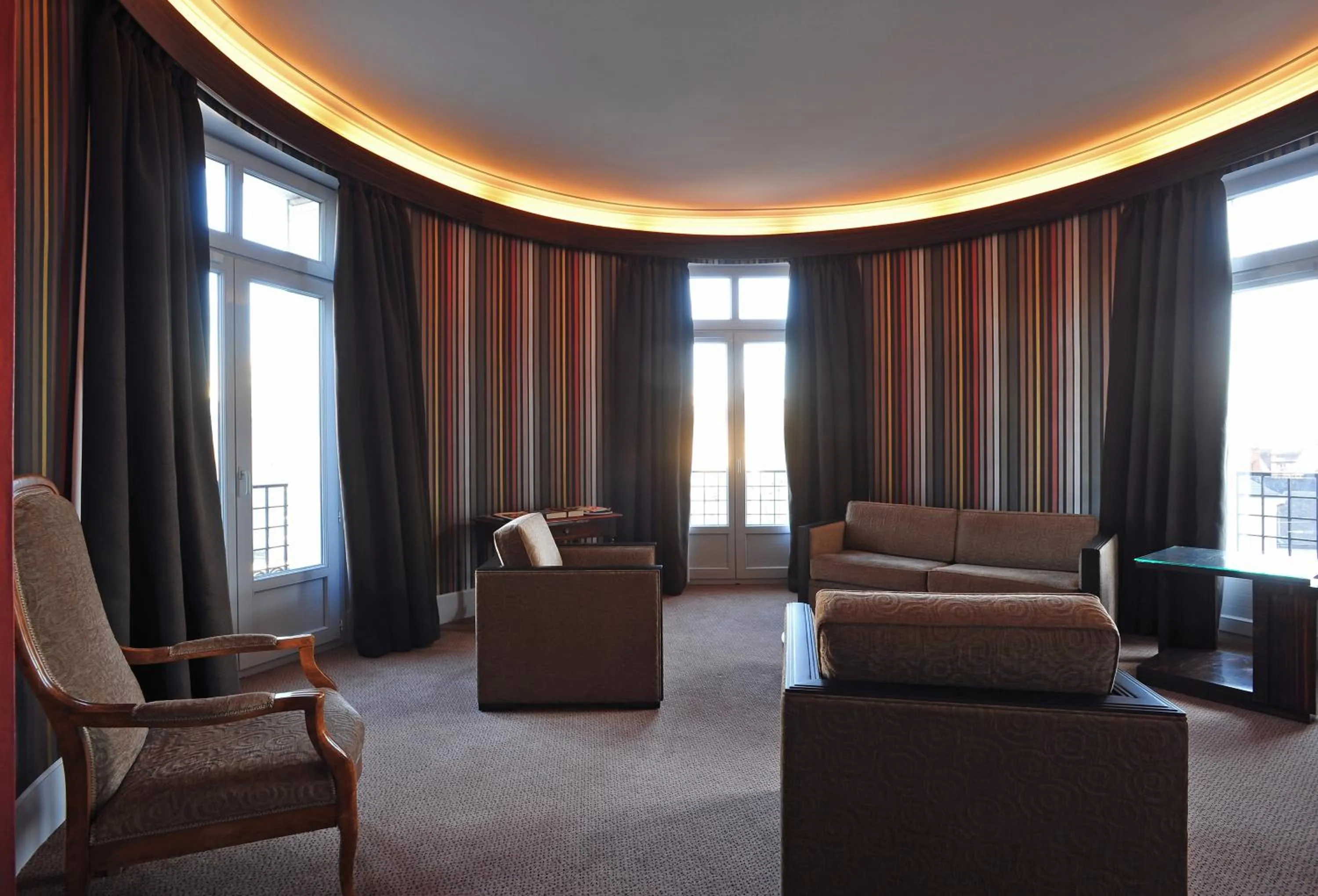 Living room in Le Grand Hotel