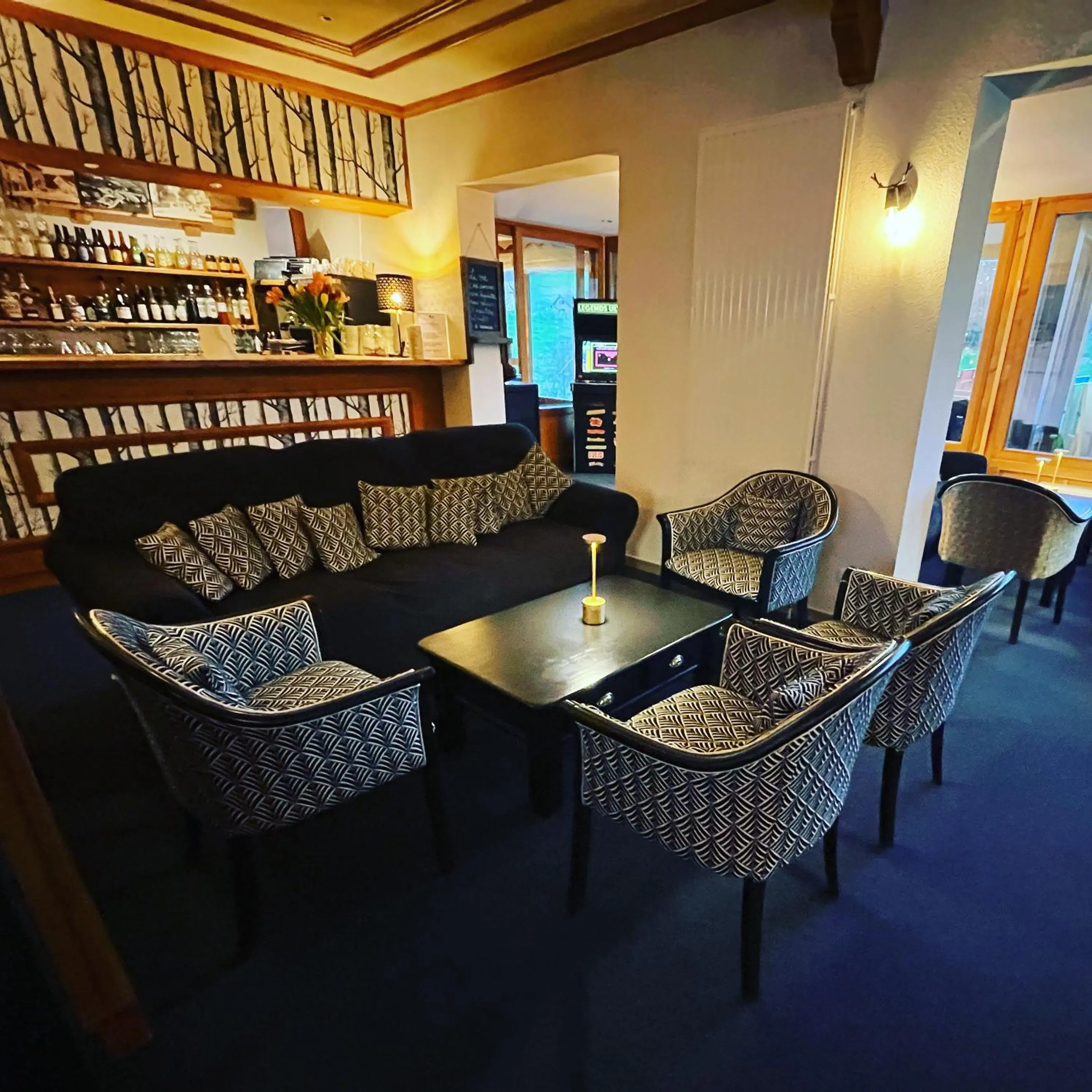 Living room in Hôtel Restaurant La Buffe