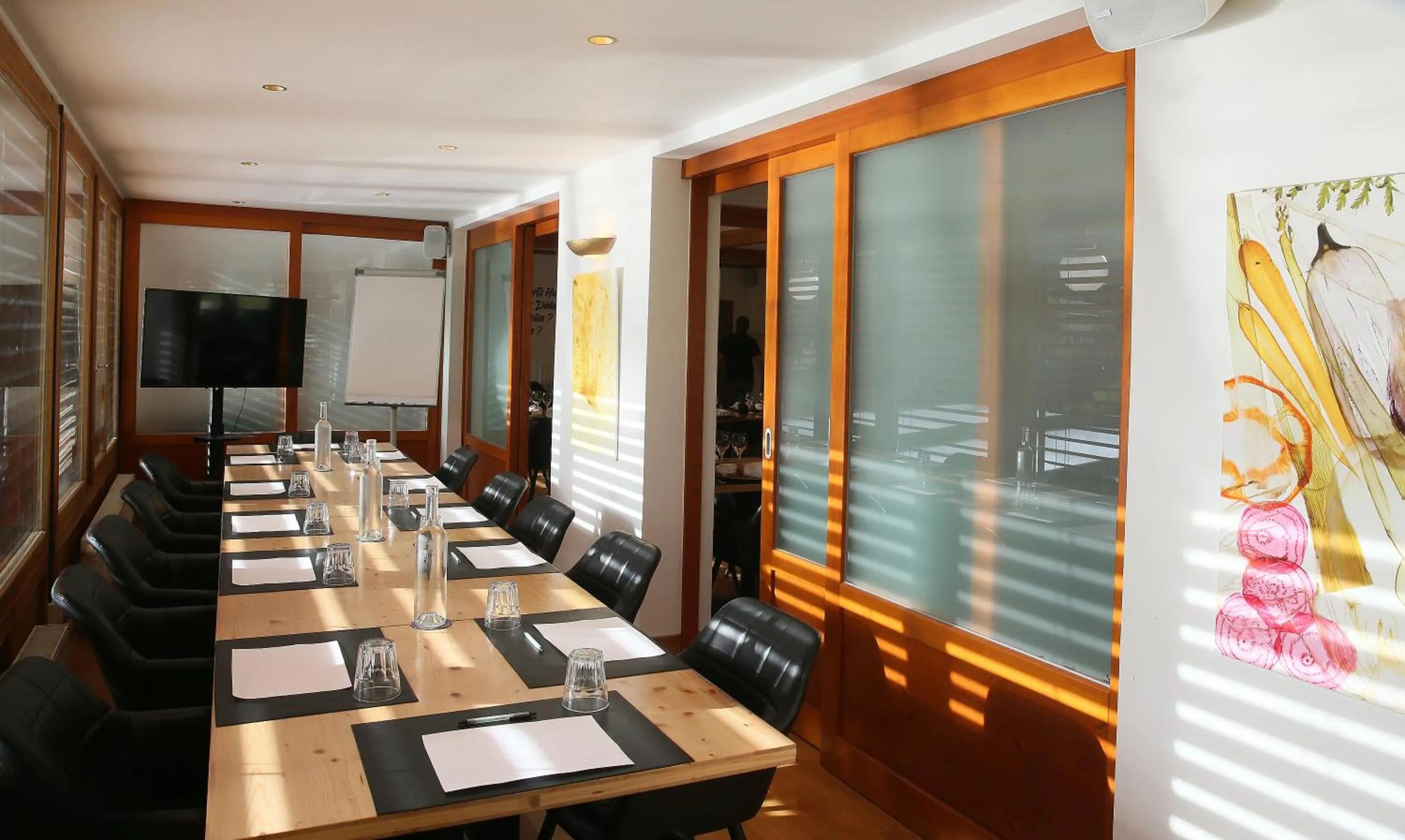 Meeting/conference room in Hôtel Restaurant La Buffe