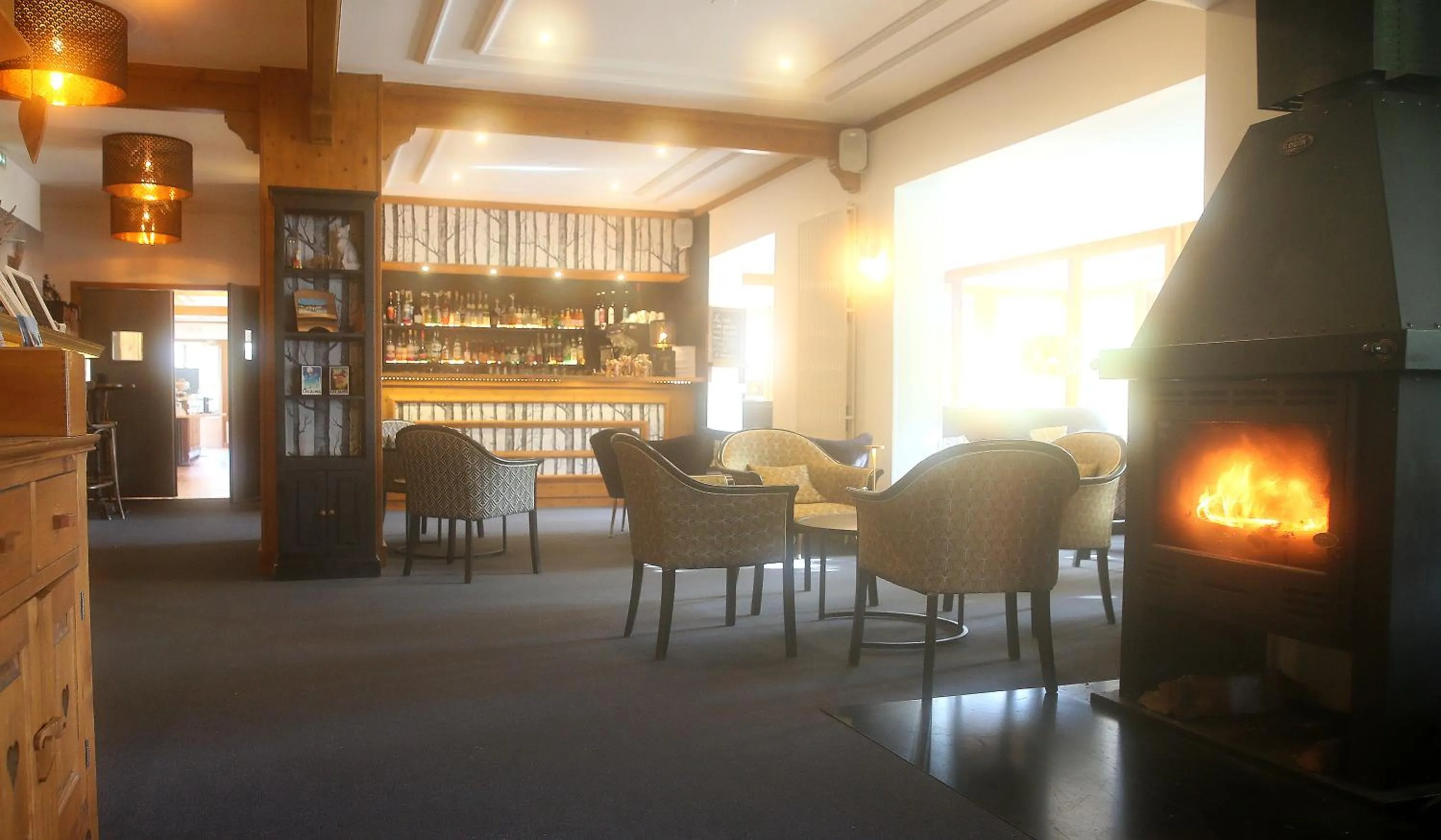 Living room in Hôtel Restaurant La Buffe