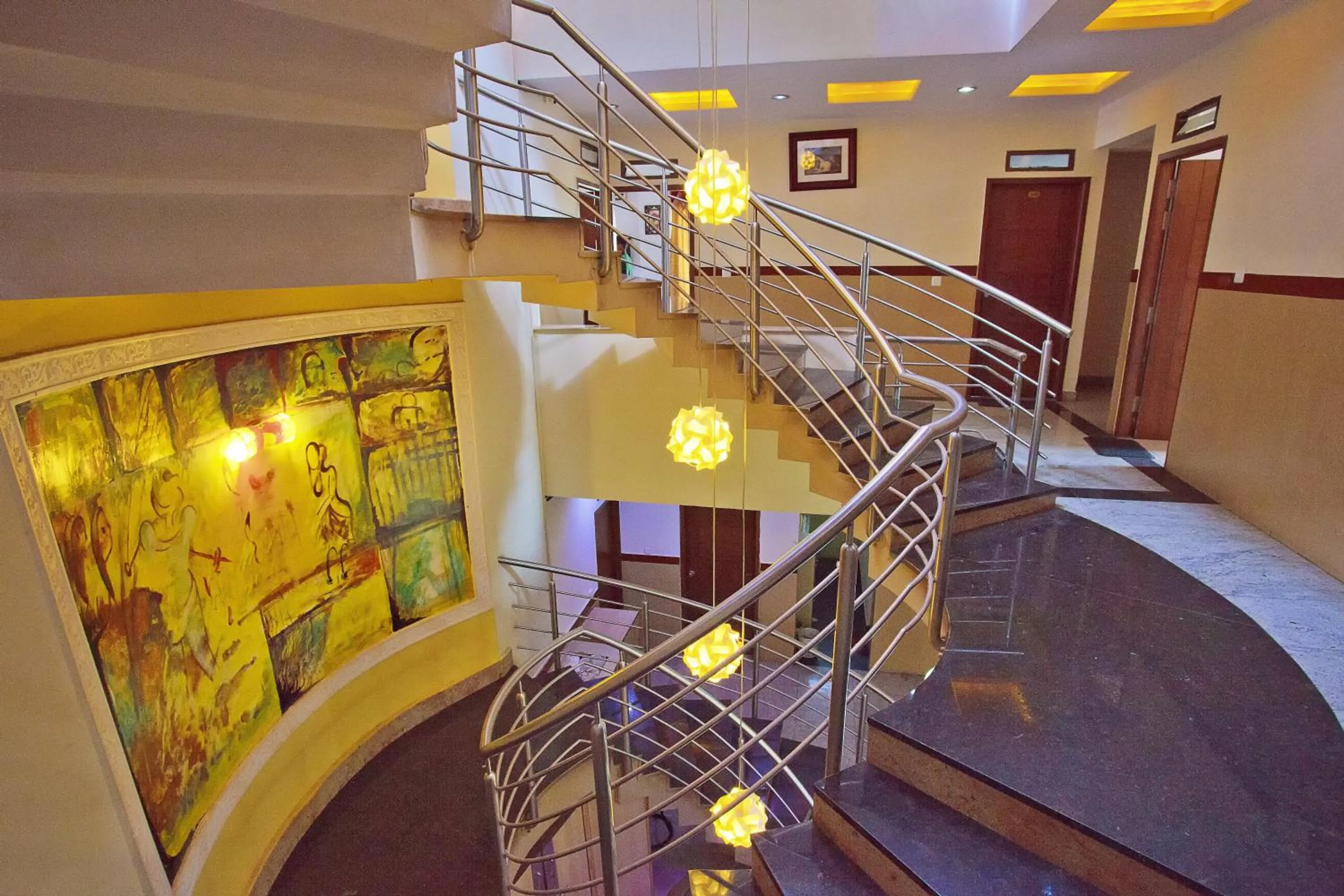 Facade/entrance in Aishwarya Residency