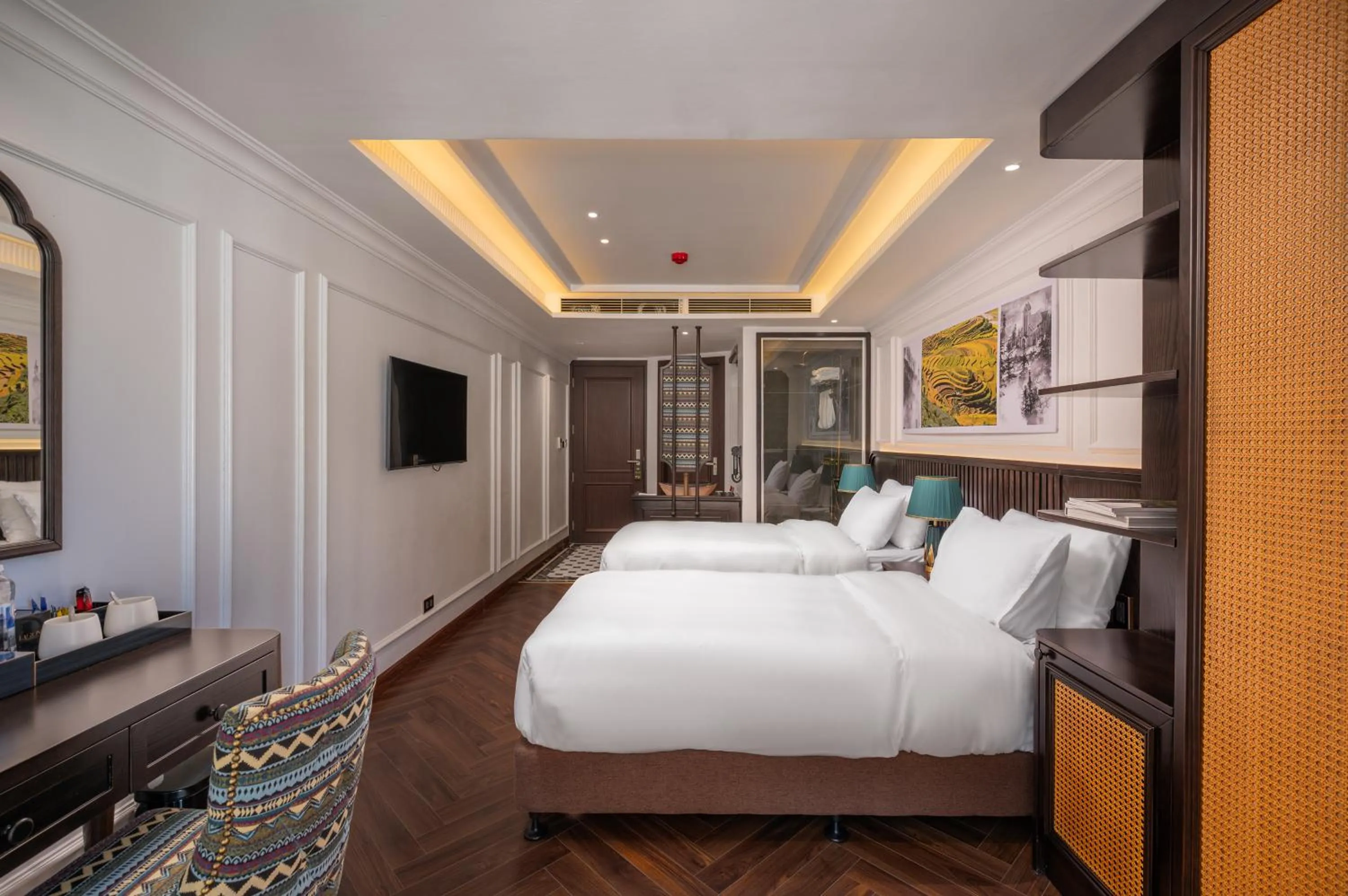 Bed in Sapa Horizon Hotel