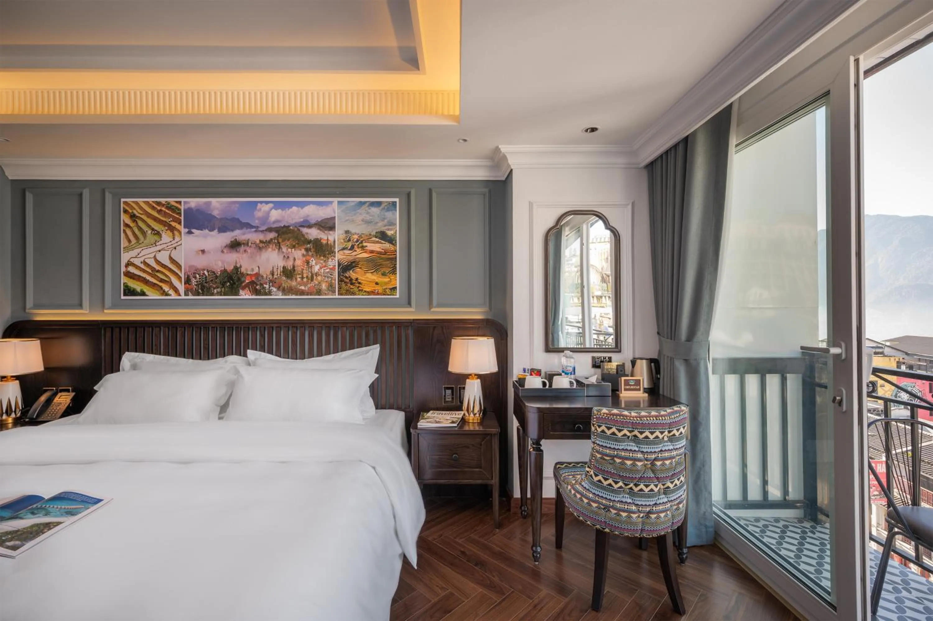 Bed in Sapa Horizon Hotel