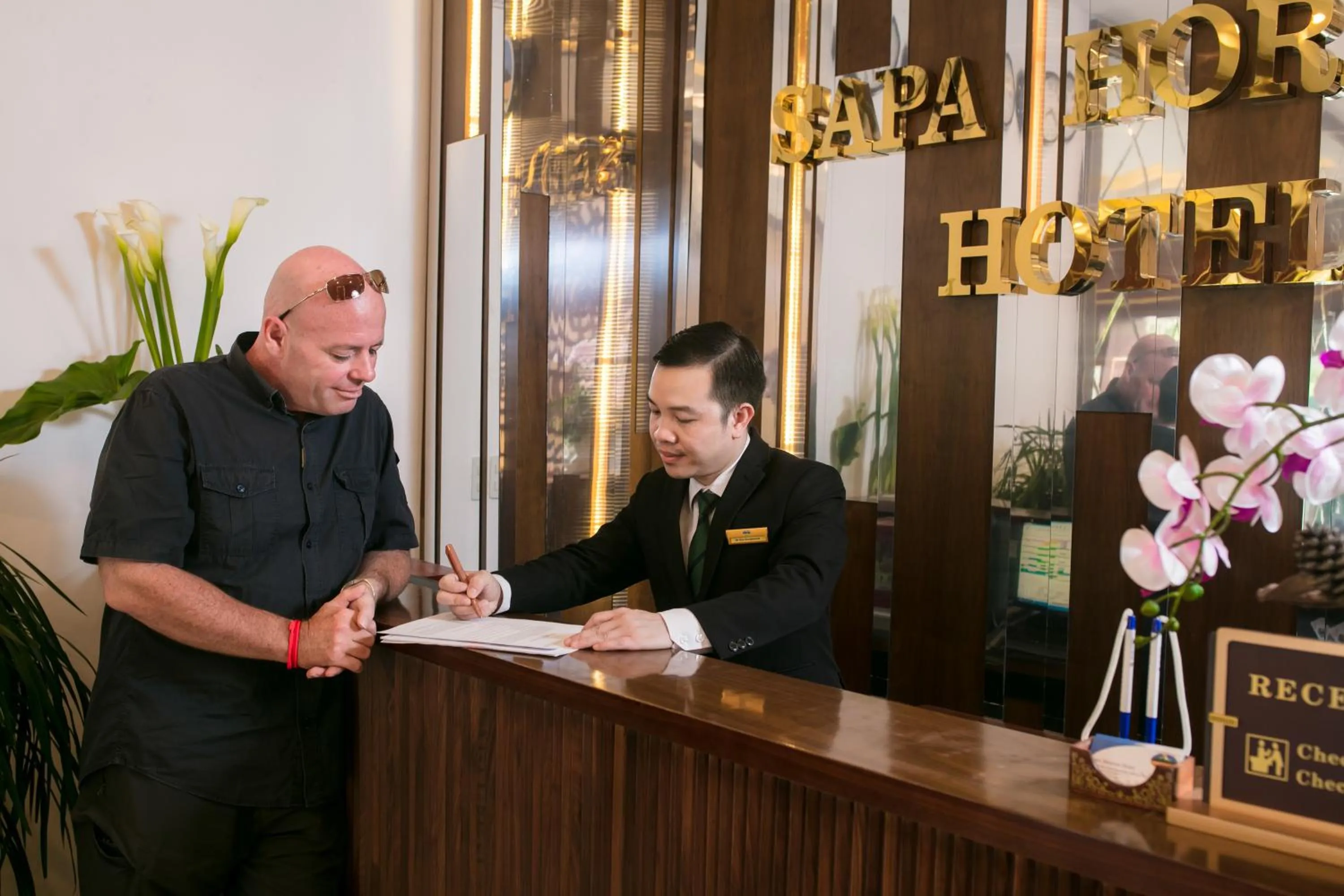 Lobby or reception in Sapa Horizon Hotel