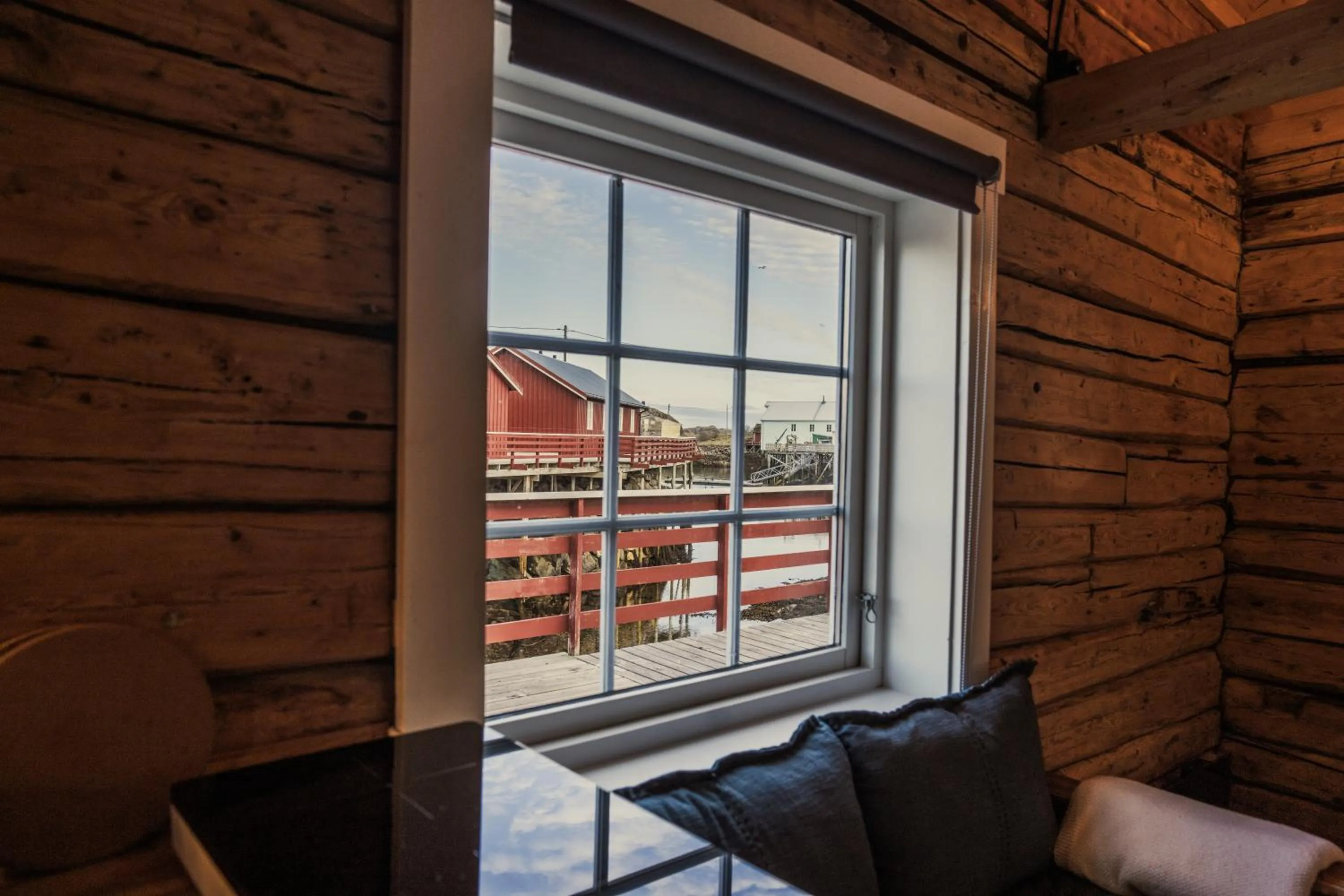 View (from property/room) in Henningsvær Rorbuer