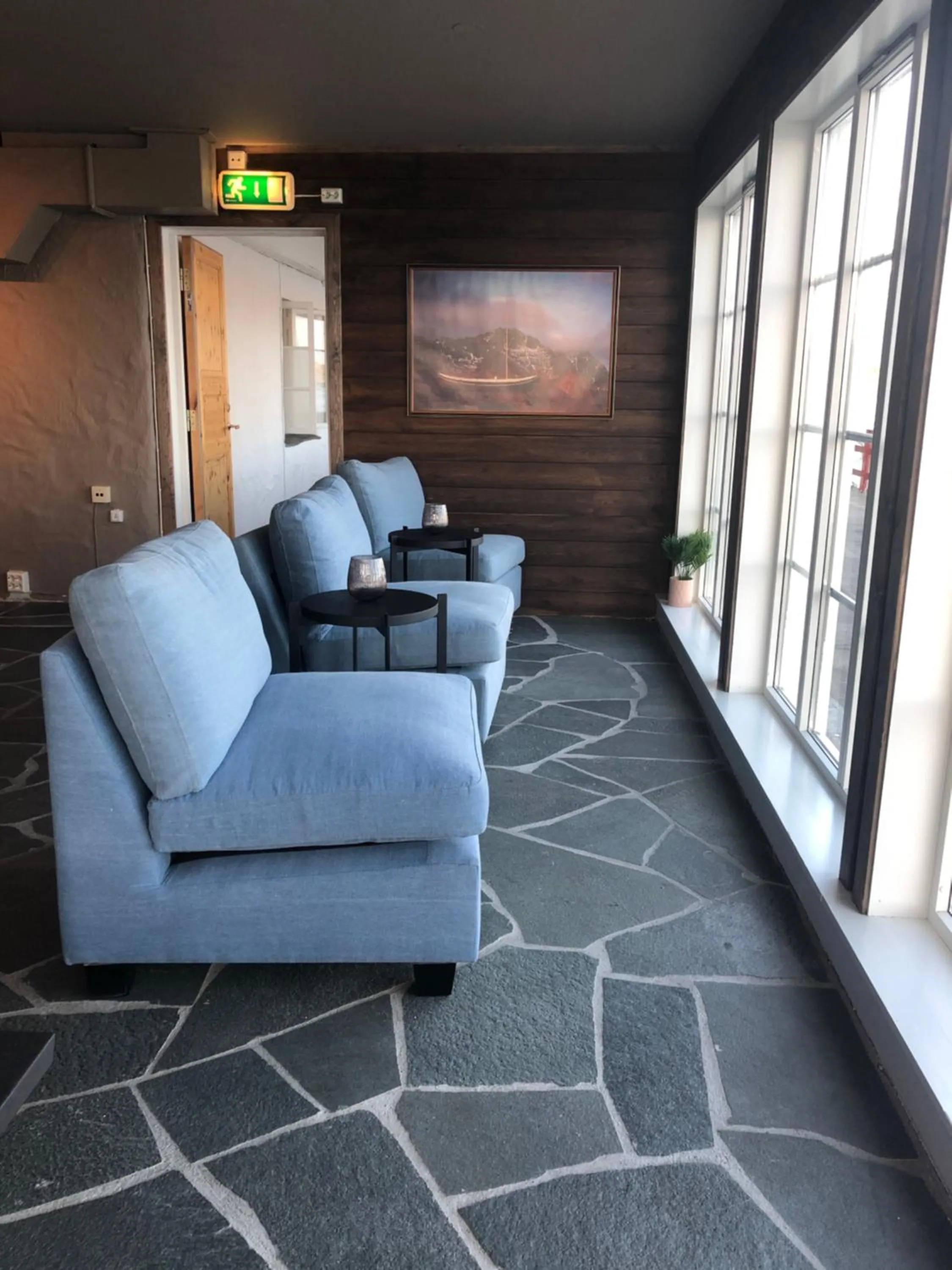 Lobby or reception in Henningsvær Rorbuer