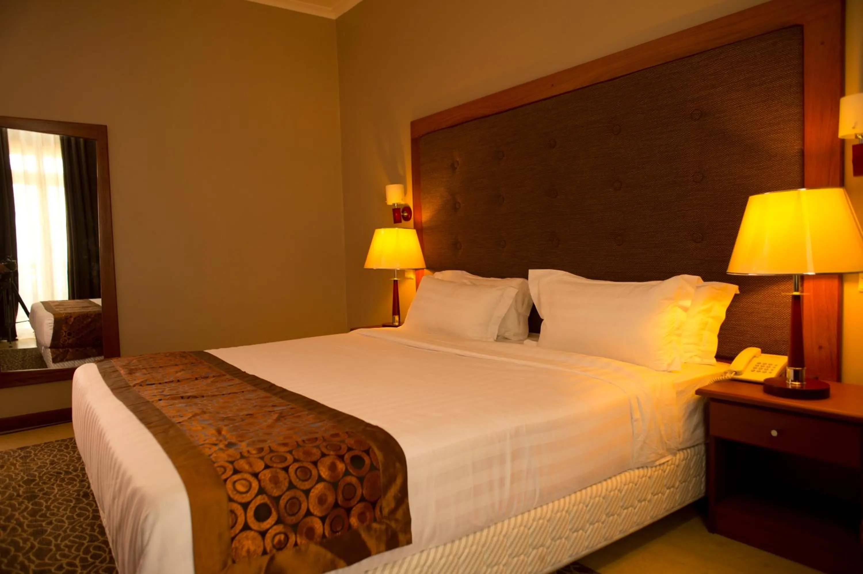 Bed in Seascape Hotel