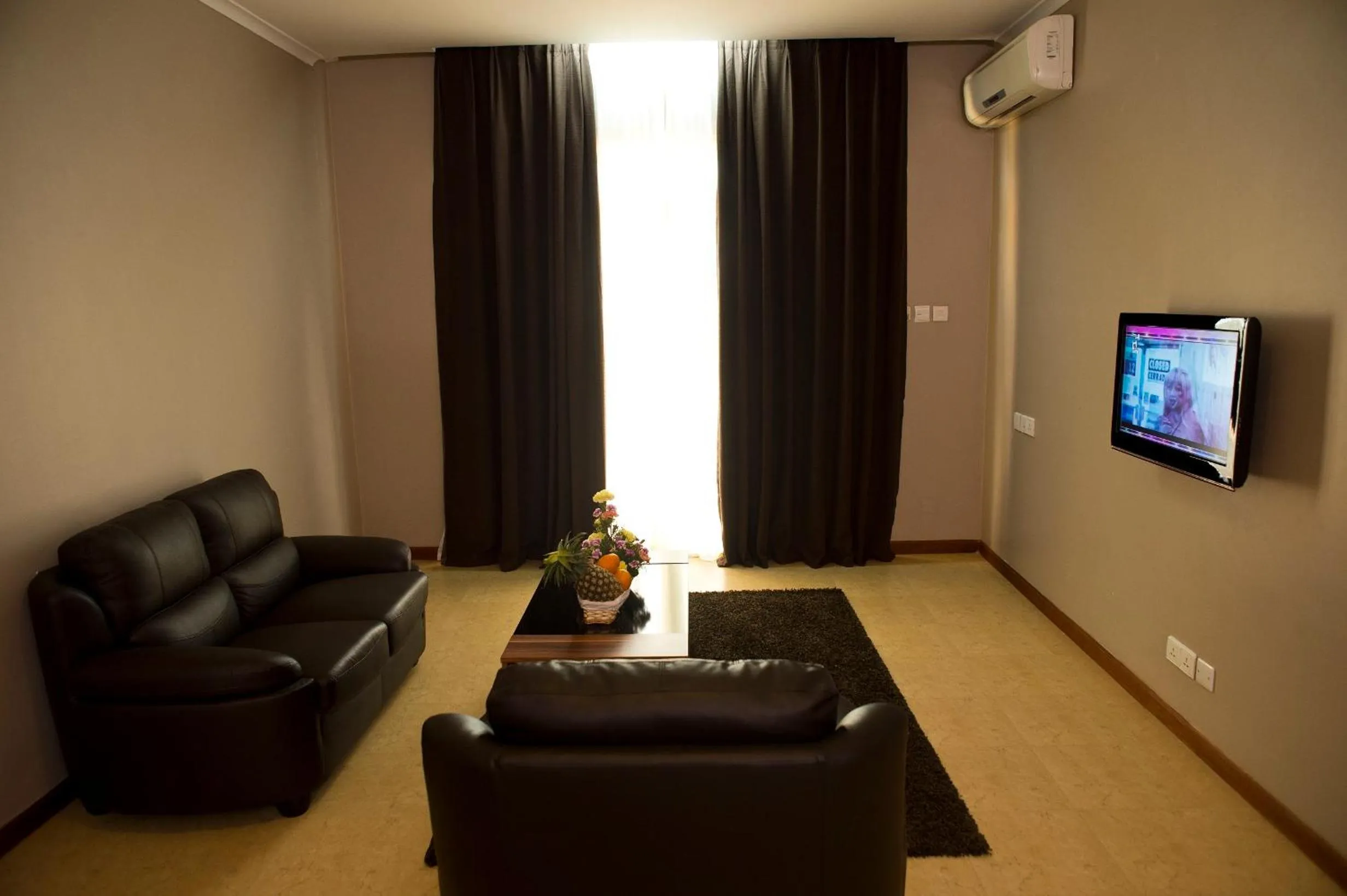 Living room in Seascape Hotel