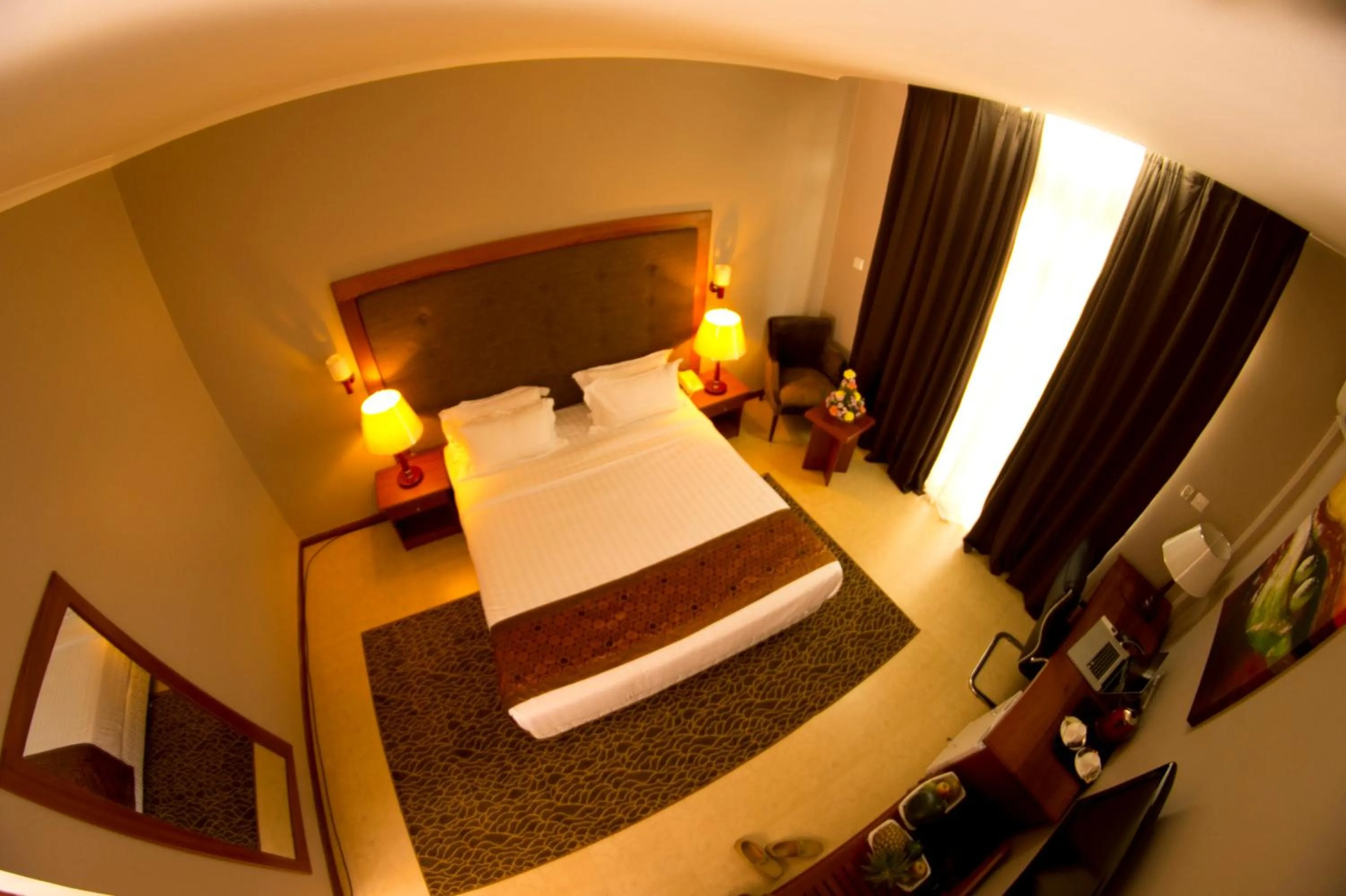 Bed in Seascape Hotel