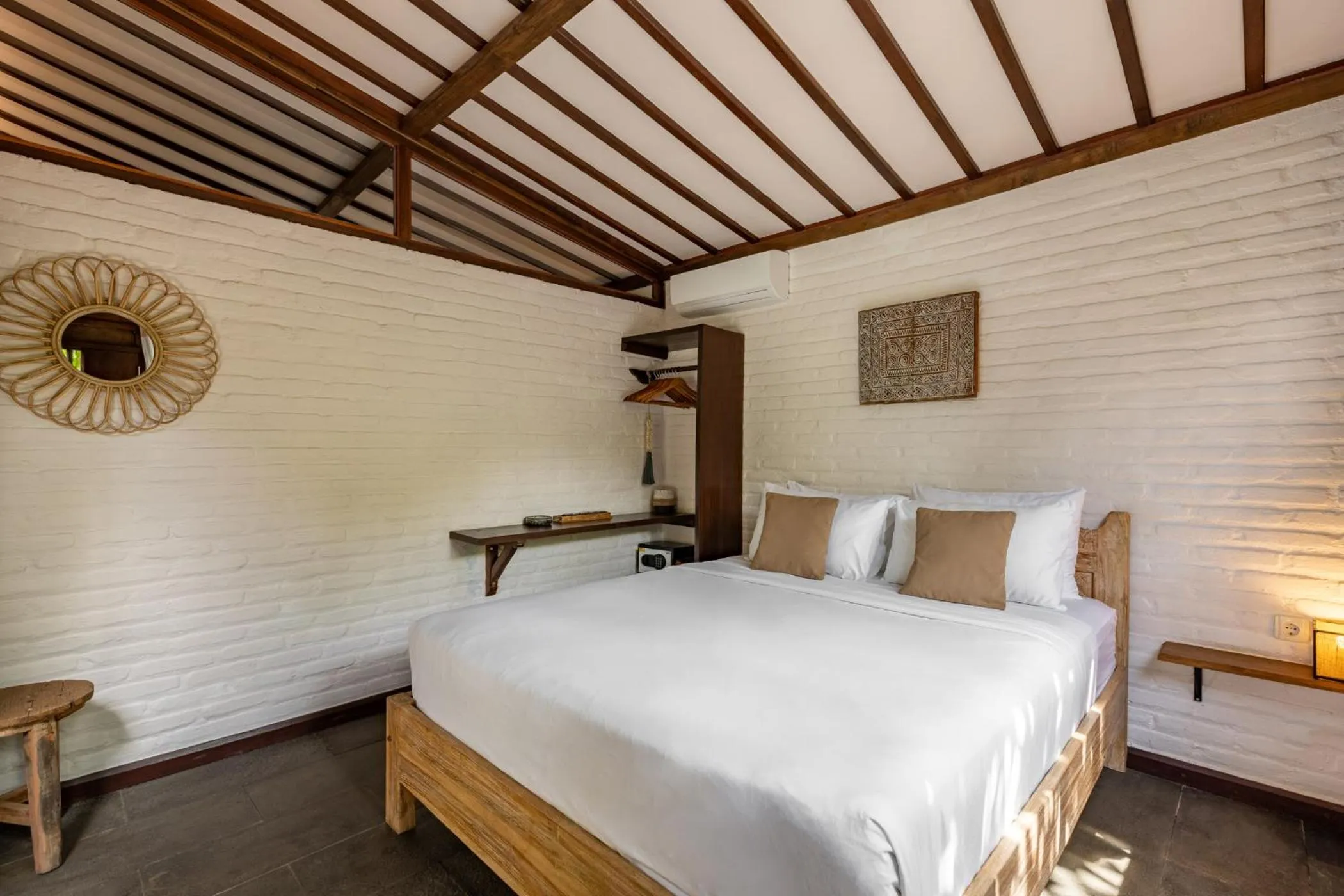 Bed in Rimba Villas Gili Air
