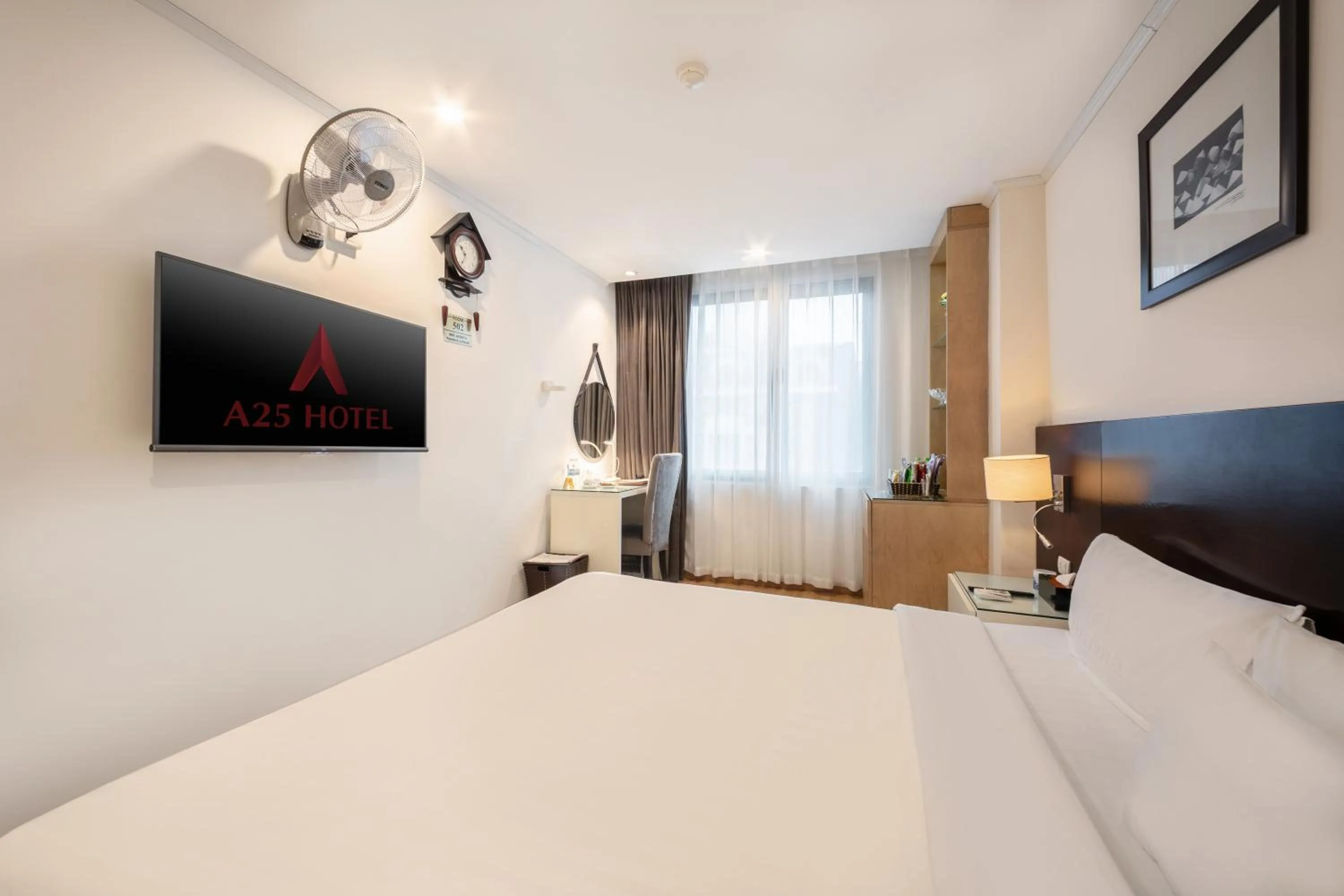 Bed in A25 Hotel - 66 Trần Thái Tông