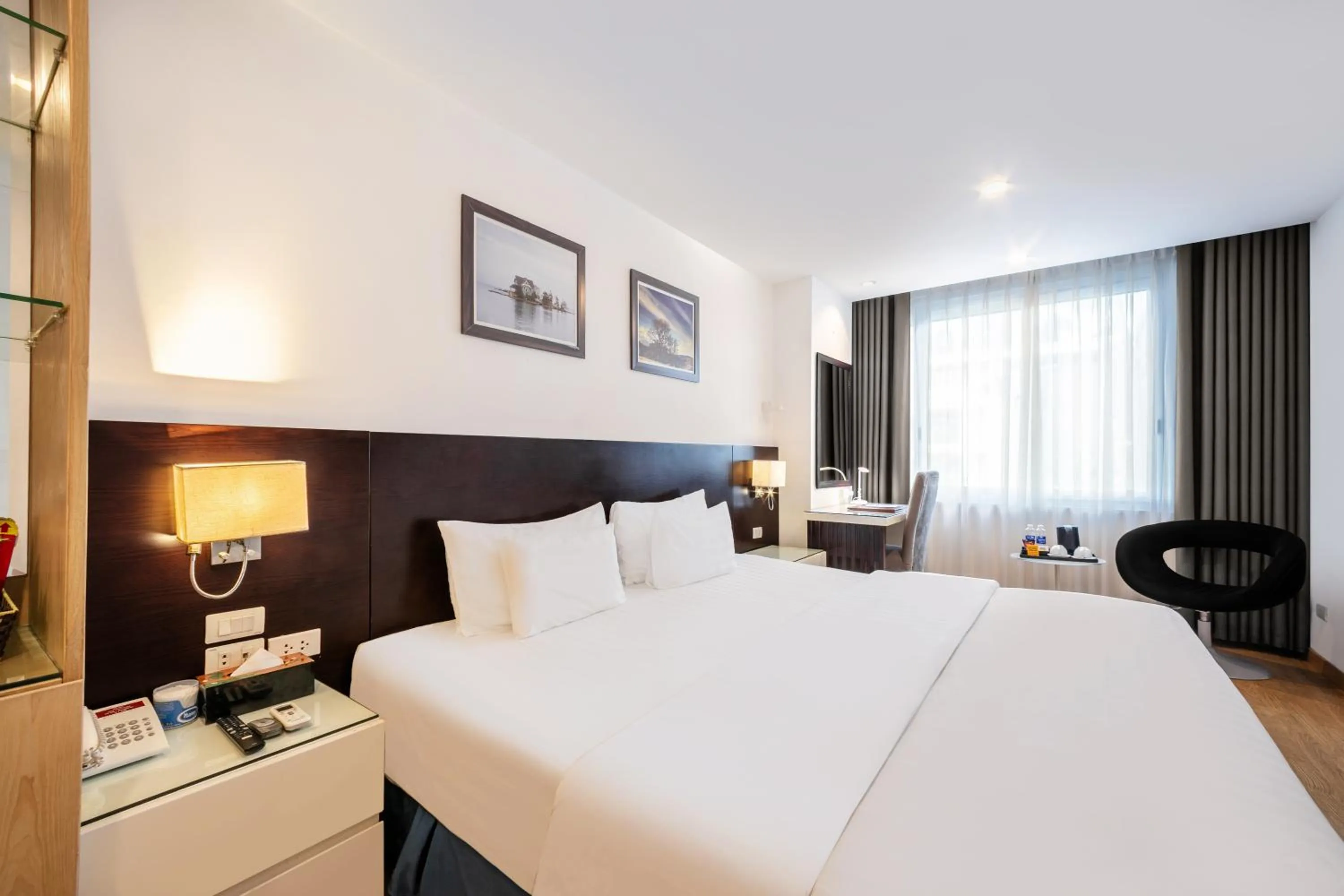 Bed in A25 Hotel - 66 Trần Thái Tông