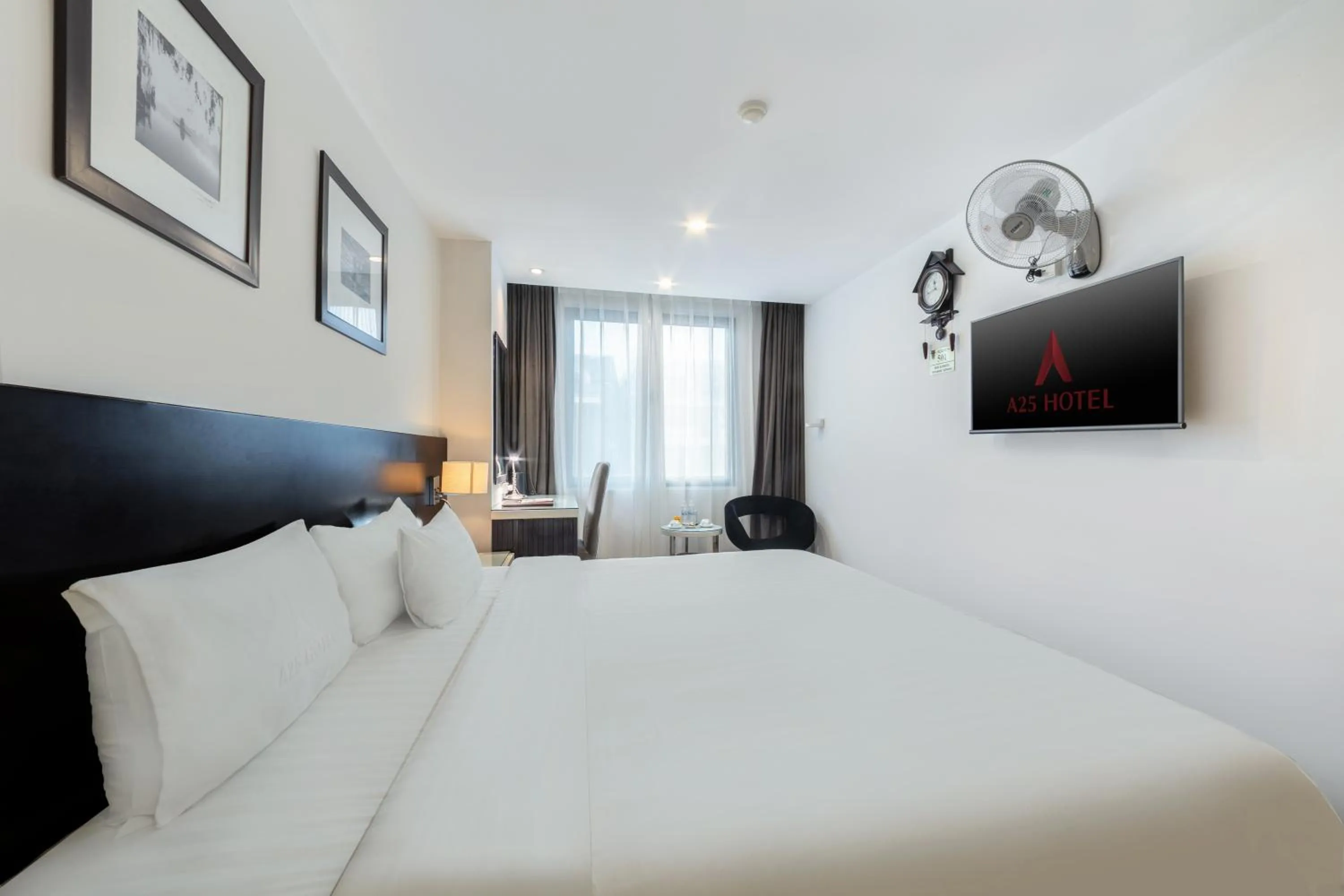 Bed in A25 Hotel - 66 Trần Thái Tông