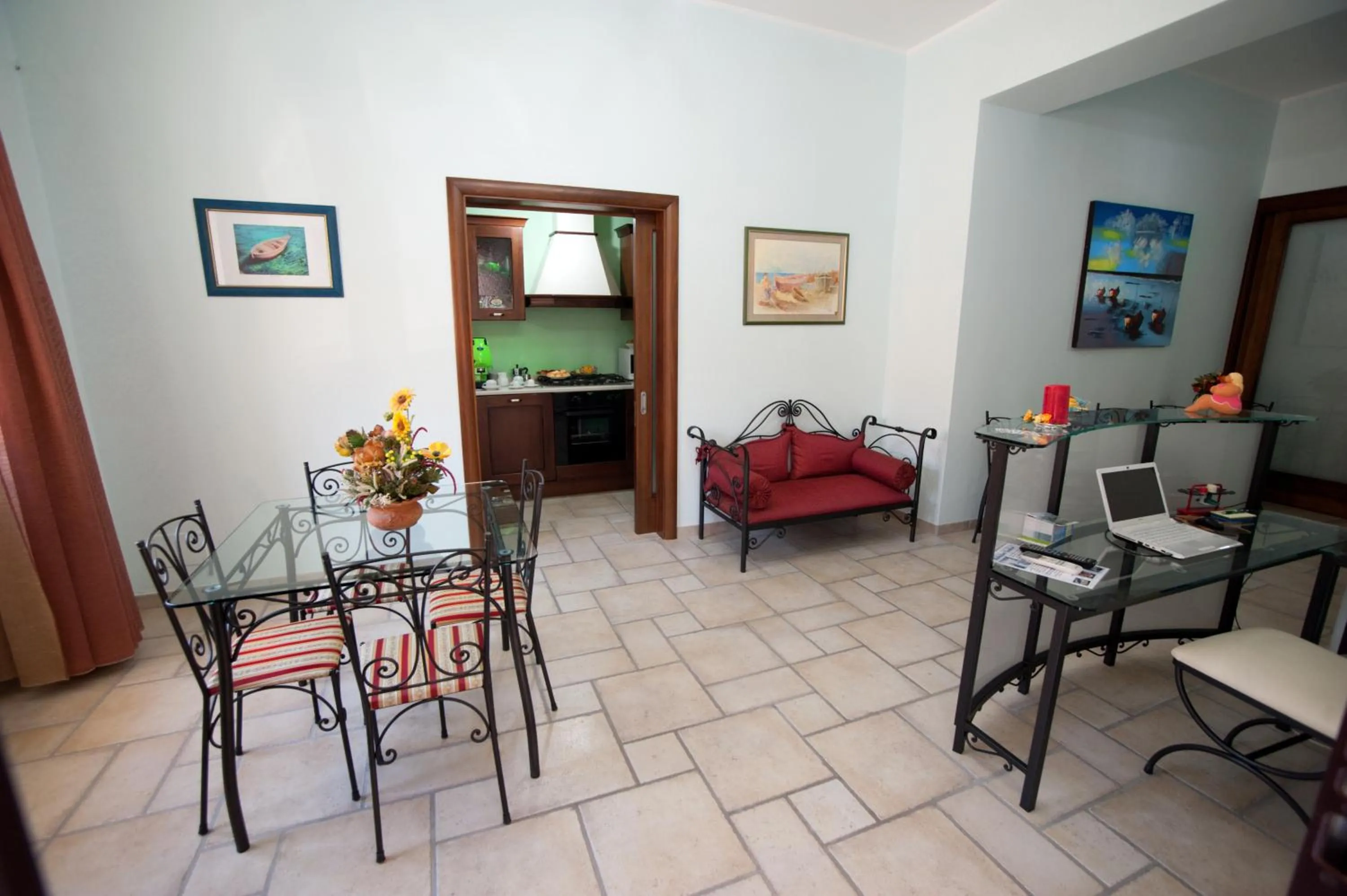 Communal lounge/ TV room in B&B Anxa