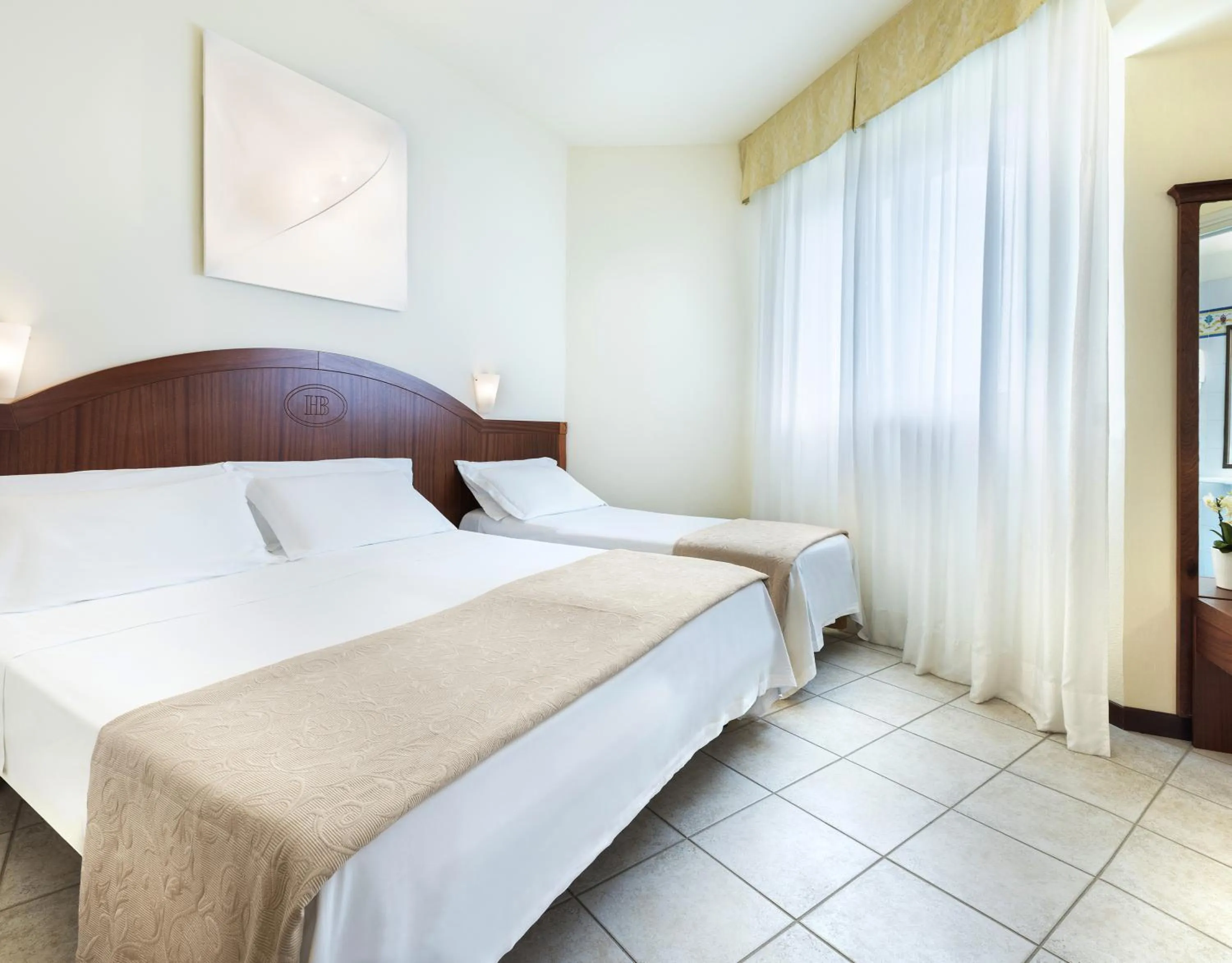 Bed in Hotel Bellevue Beach - sul mare