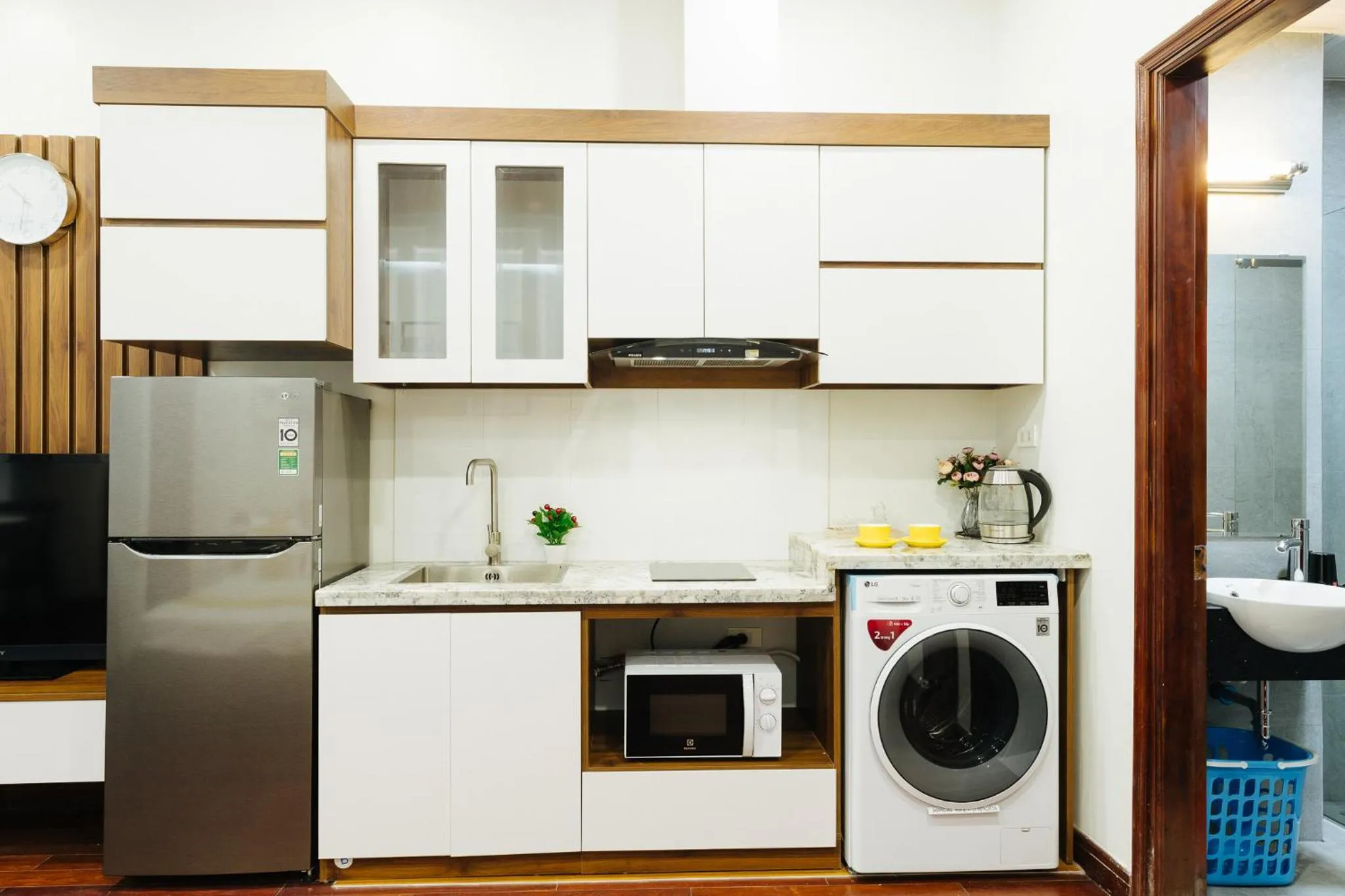Kitchen or kitchenette in Hi Home Residences Ba Dinh