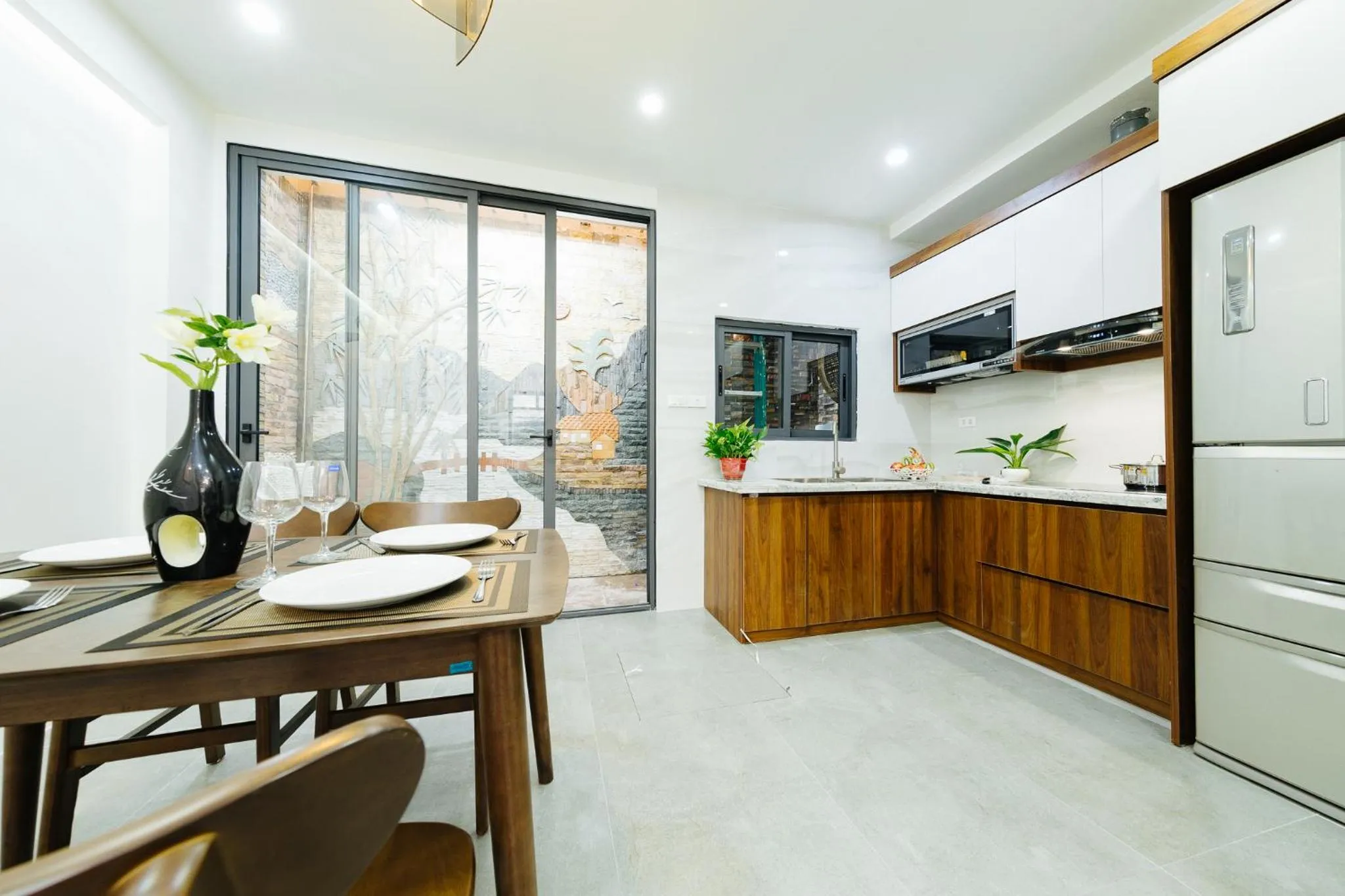 Kitchen or kitchenette in Hi Home Residences Ba Dinh