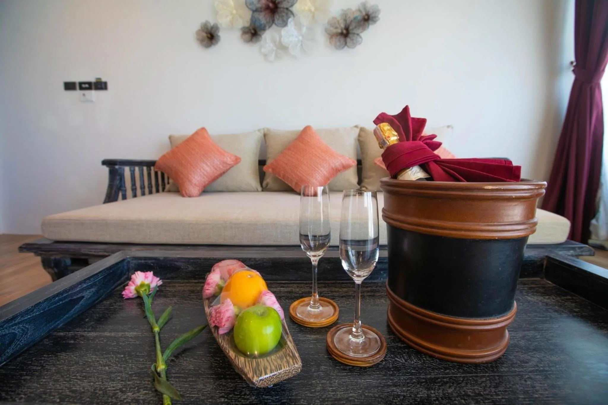 Bed in Ananya Lipe Resort