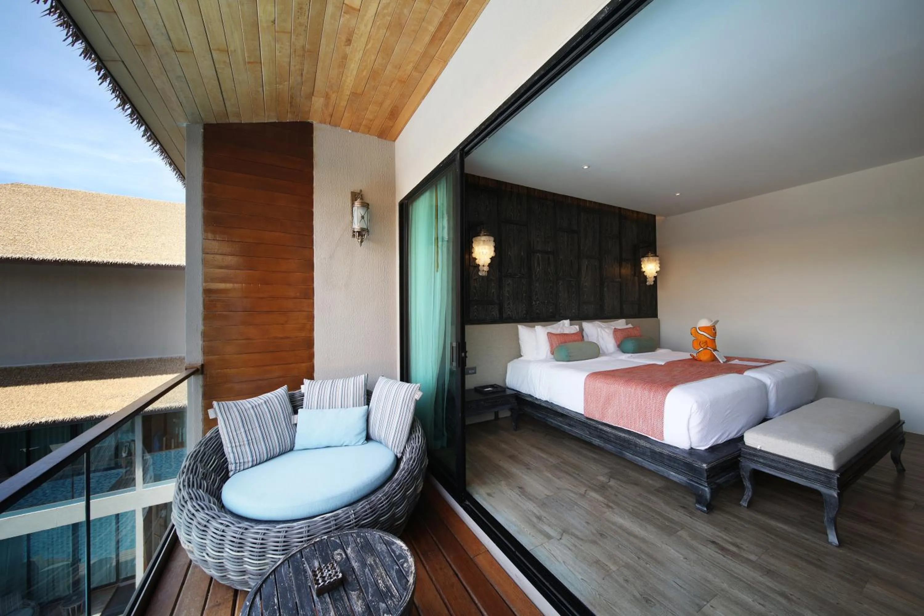 Bed in Ananya Lipe Resort