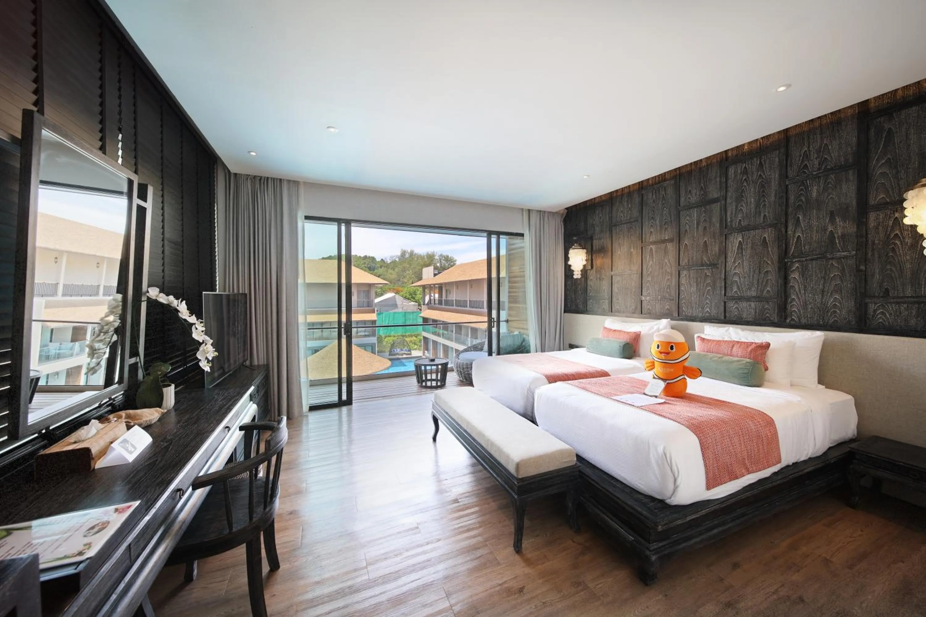 Bed in Ananya Lipe Resort