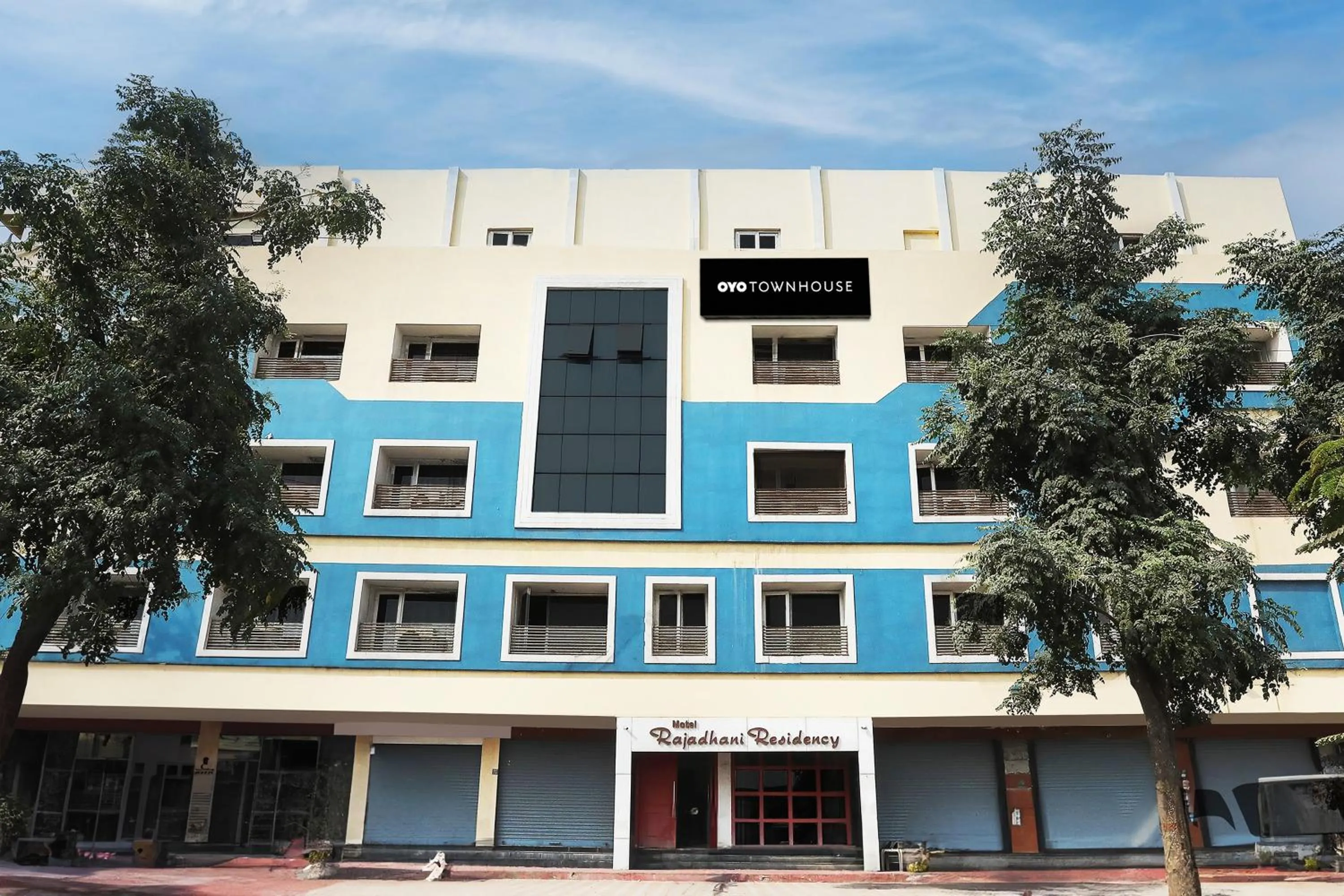 Facade/entrance in Townhouse Rajdhani Residency