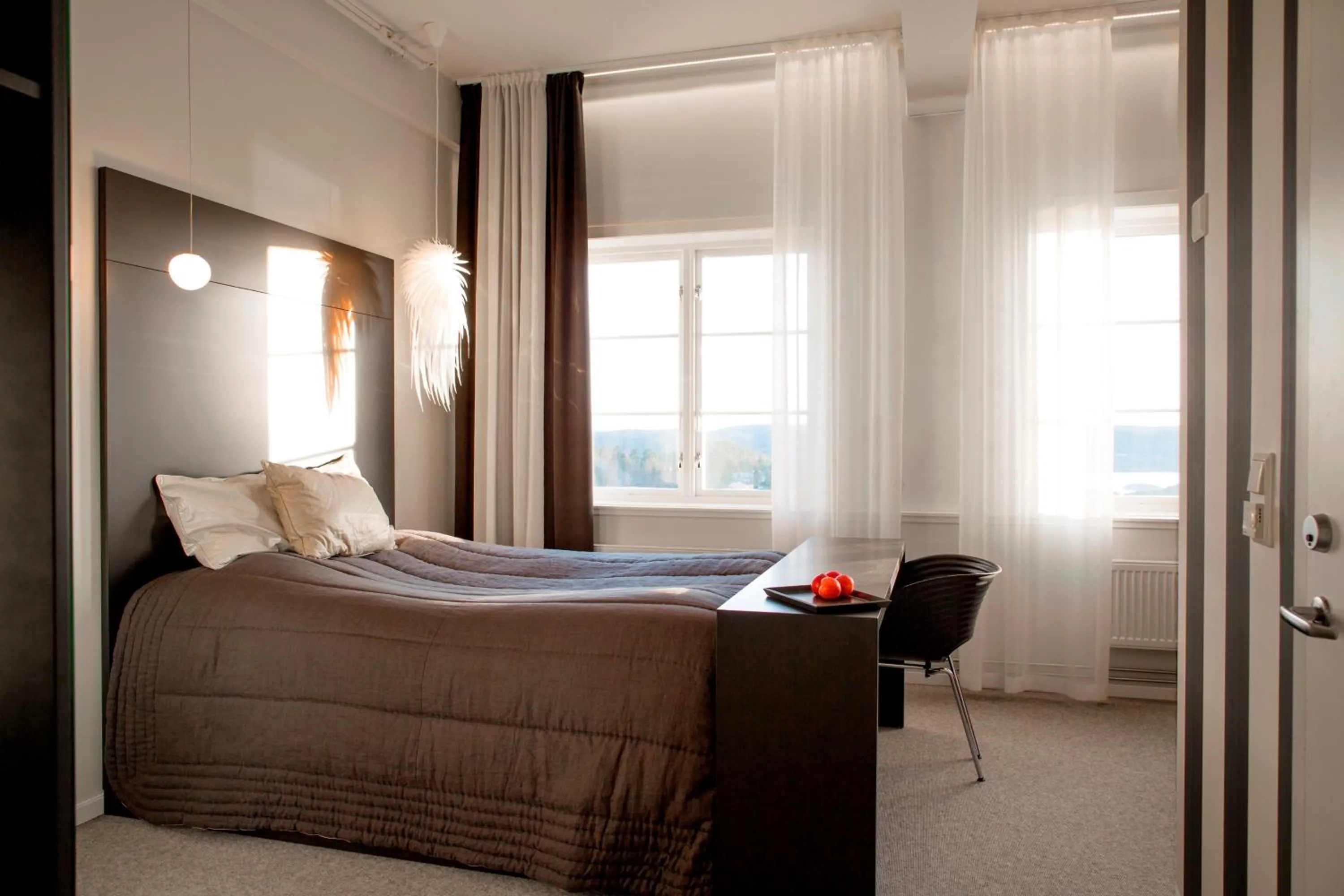 Bed in Fredriksten Hotell