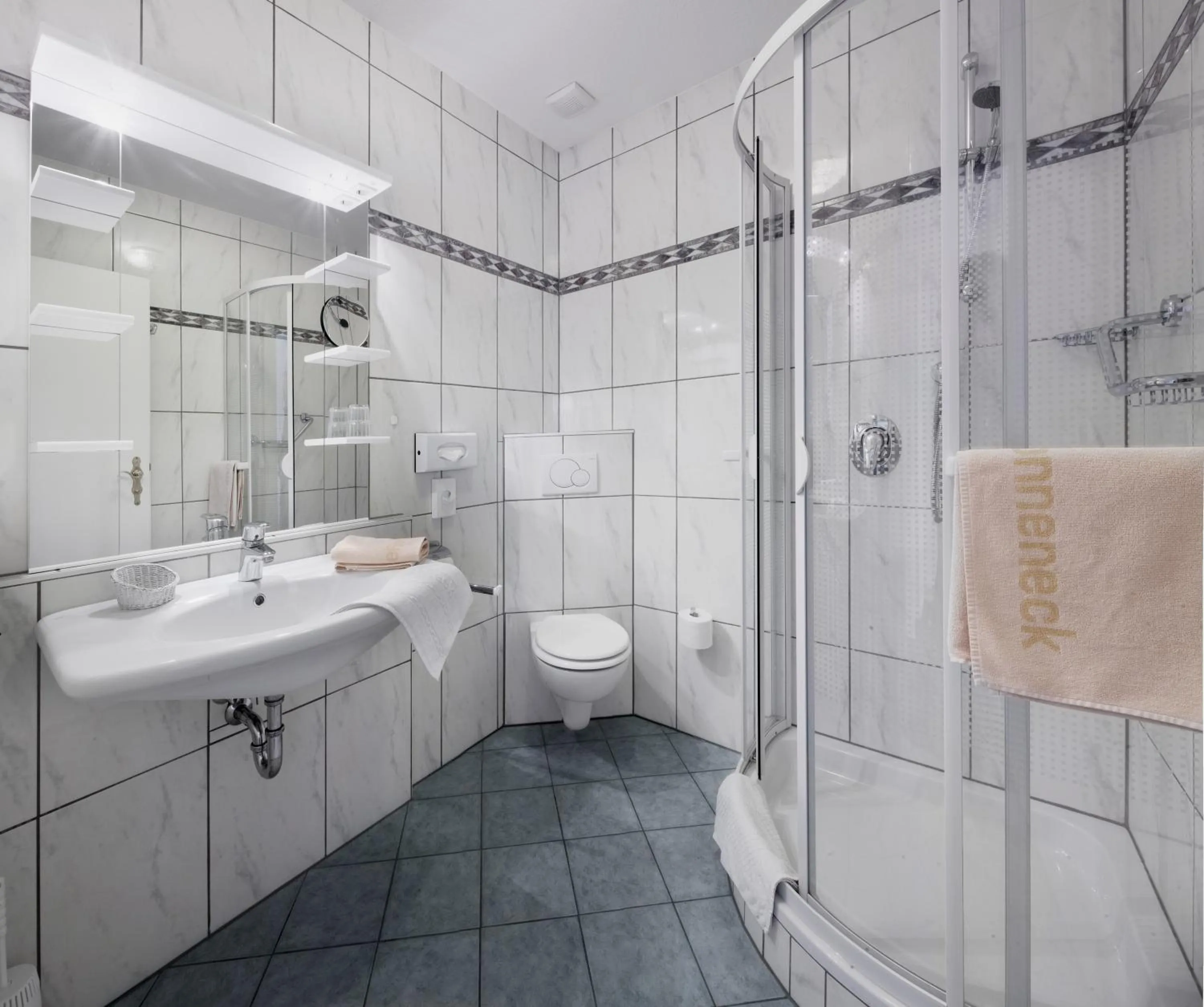 Bathroom in Hotel Sonneneck